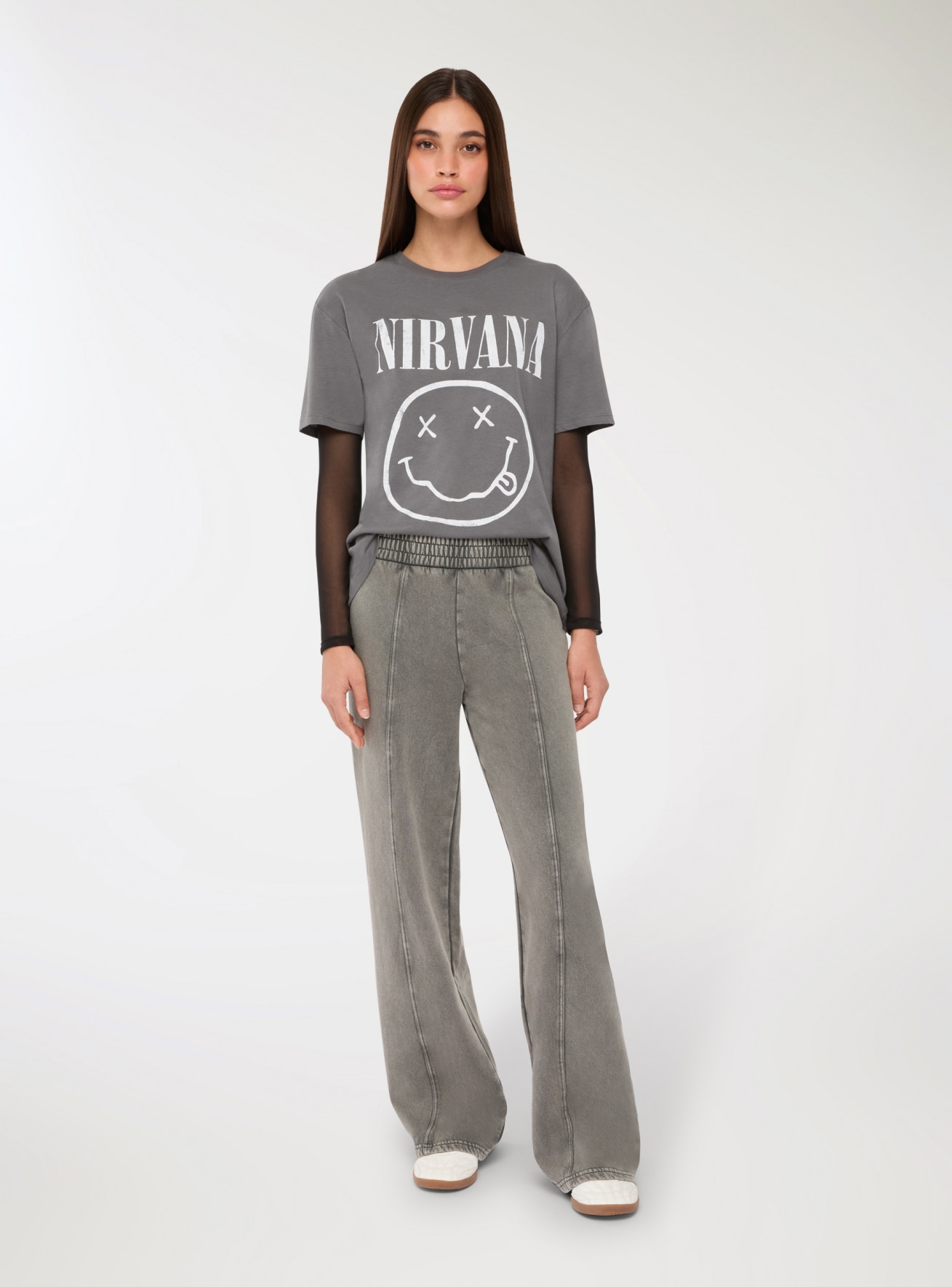 Pantaloni wide leg