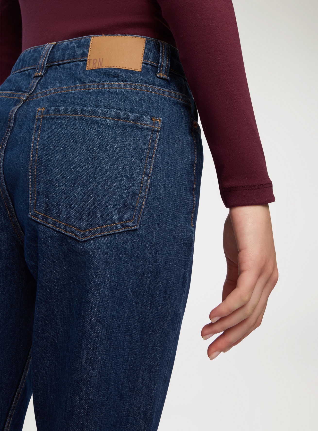 Długie spodnie jeansowe Donna Terranova