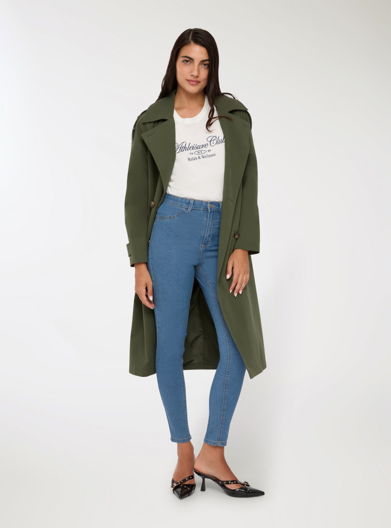 Long pants jeans Woman Terranova