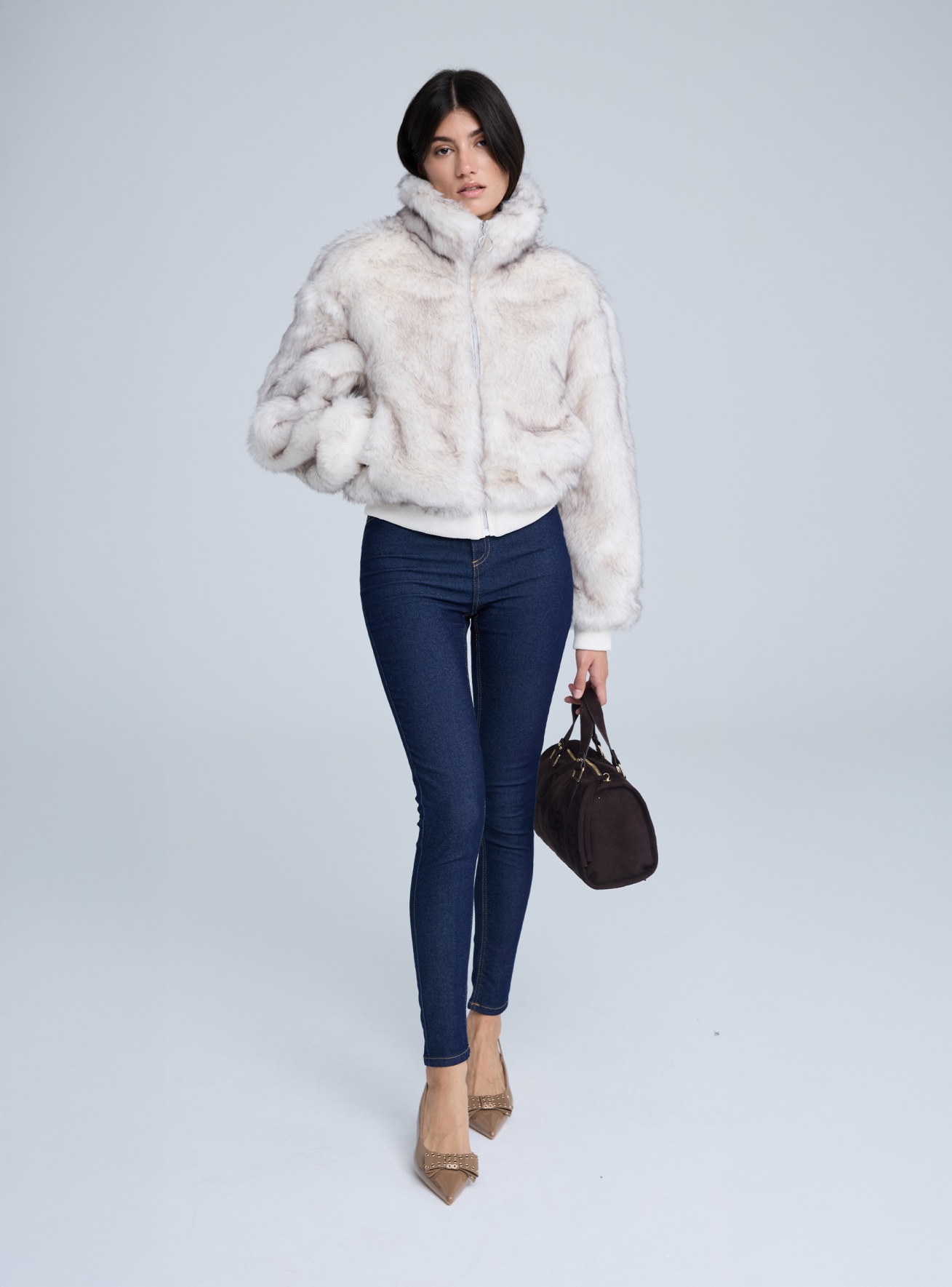 Nohavice jeans dlhe Zena Terranova