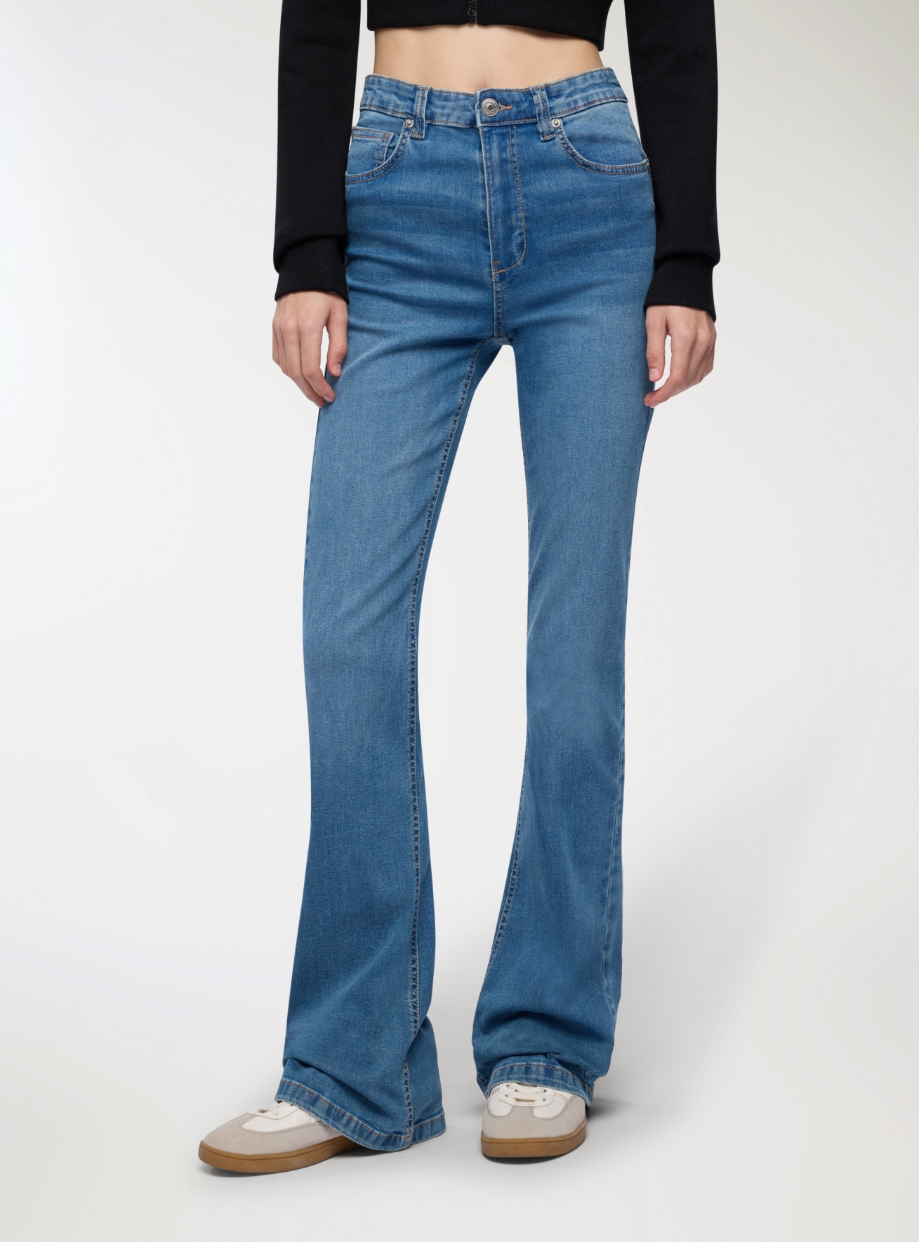 Długie spodnie jeansowe Donna Terranova