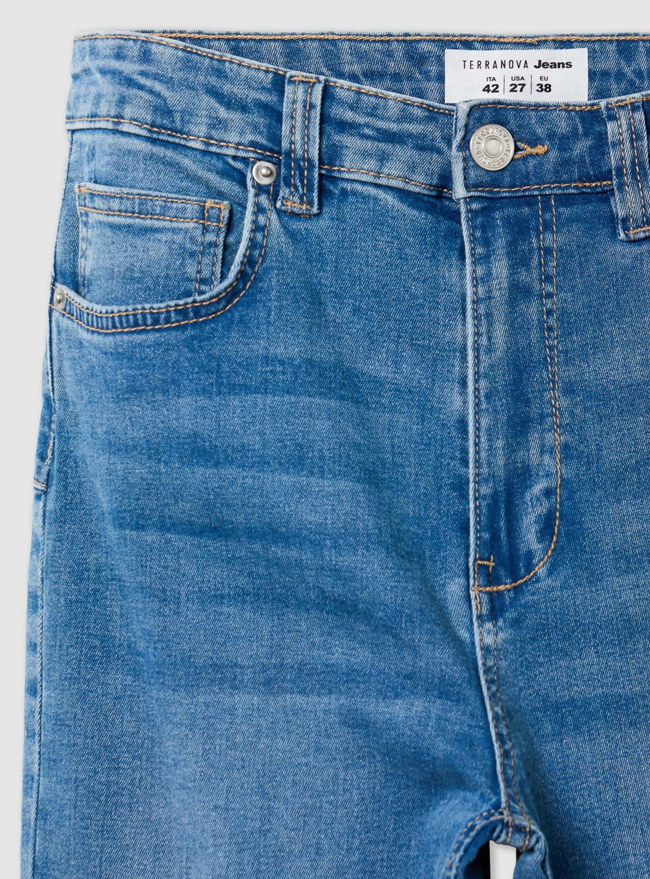 Długie spodnie jeansowe Donna Terranova