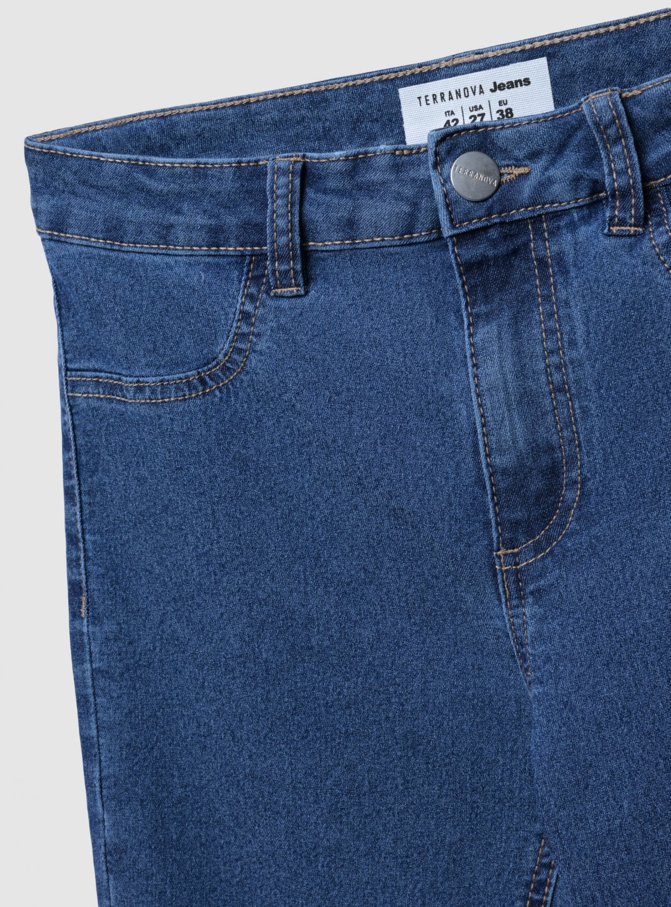 Pantalone Jeans Lungo Donna Terranova