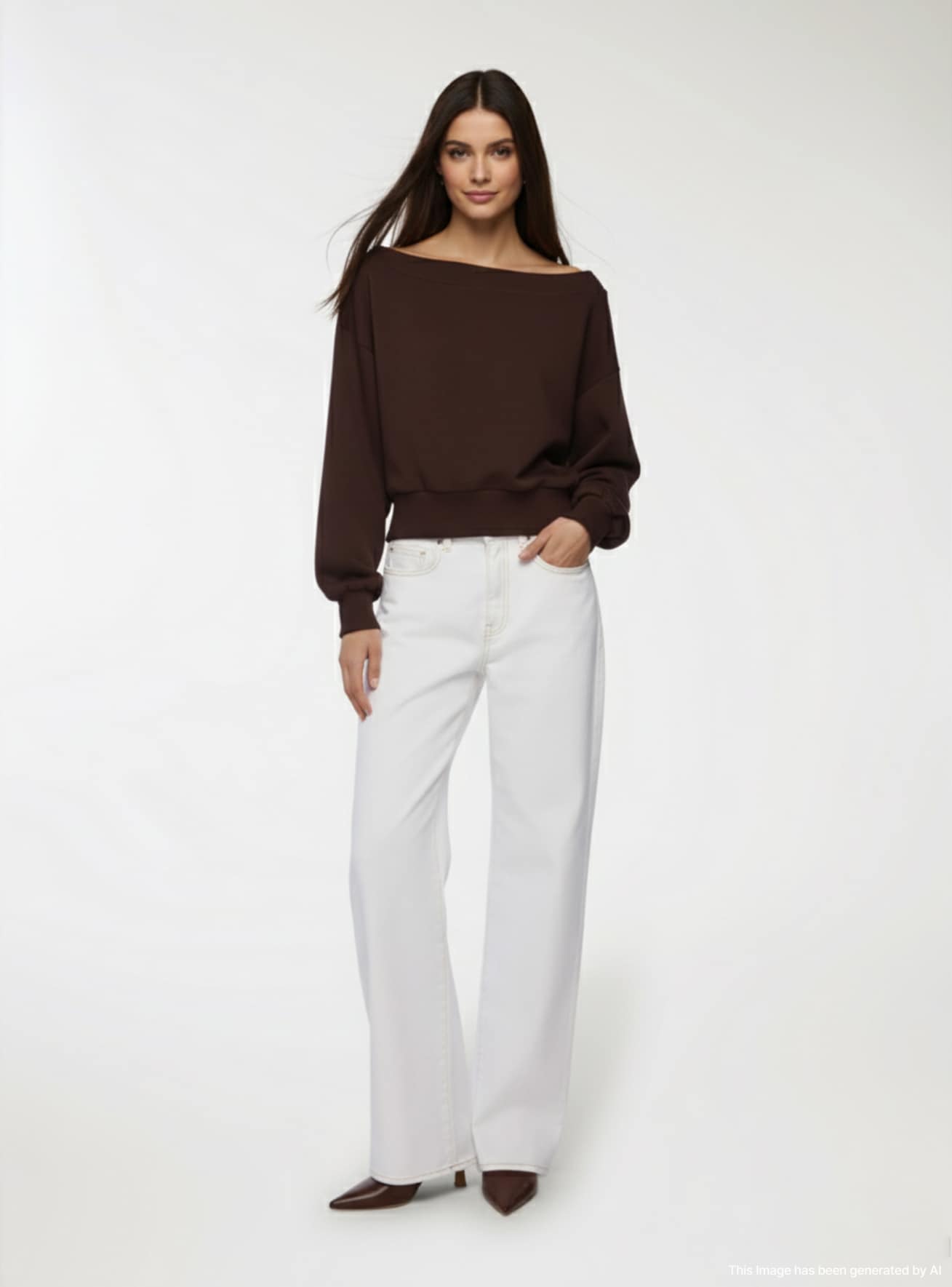 Pantalone Jeans Lungo Donna Terranova