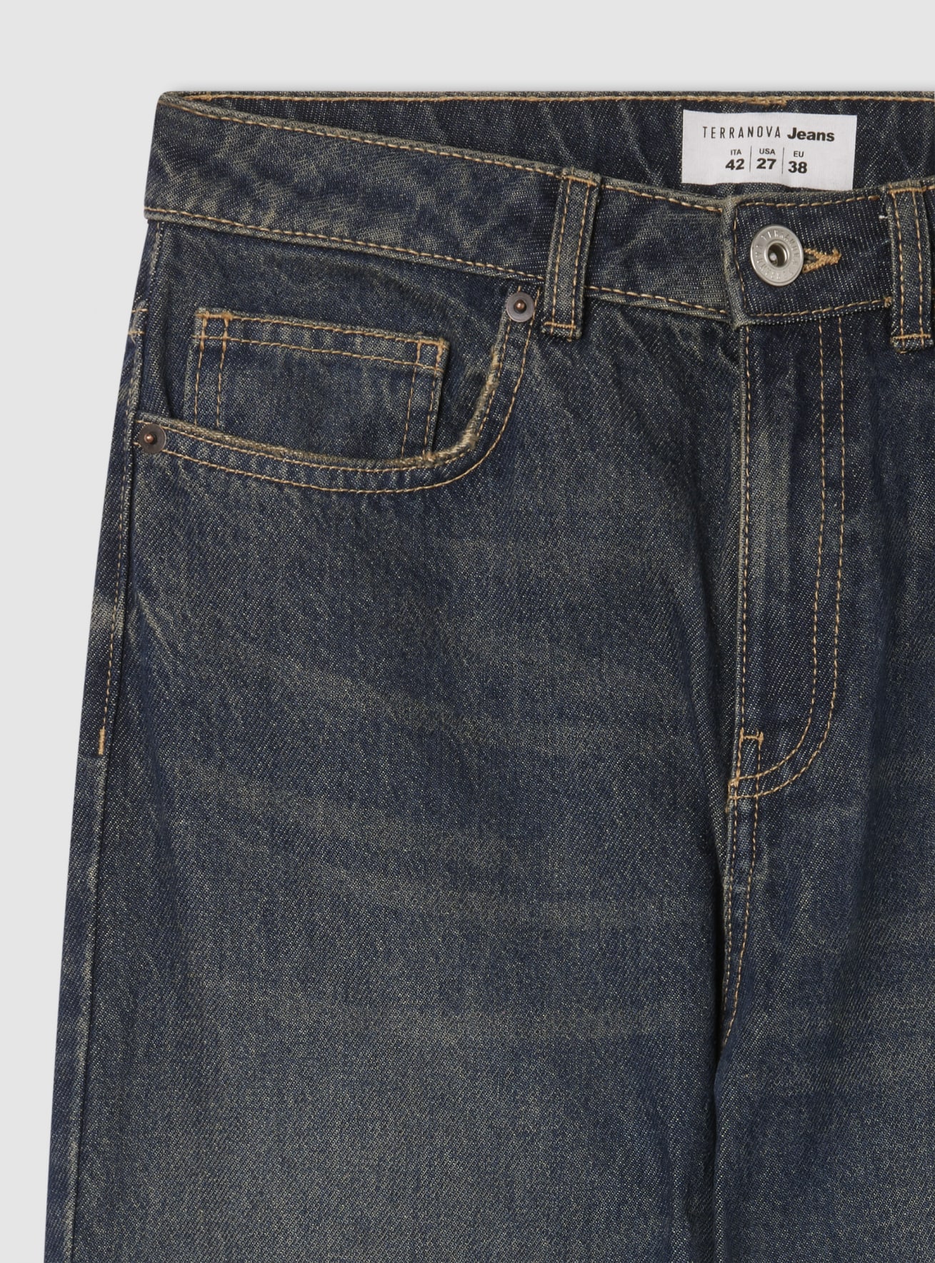 Pantalone Jeans Lungo Donna Terranova