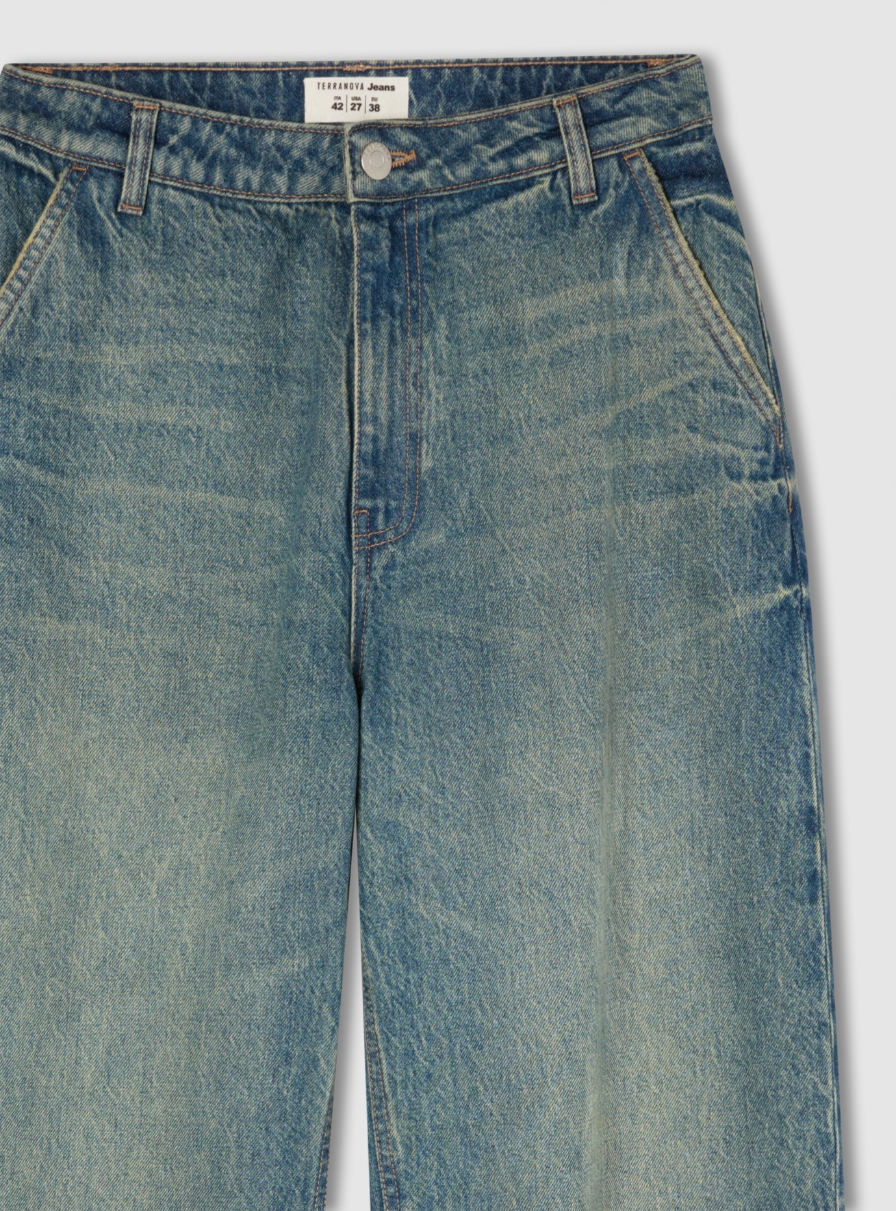 Pantalone Jeans Lungo Donna Terranova