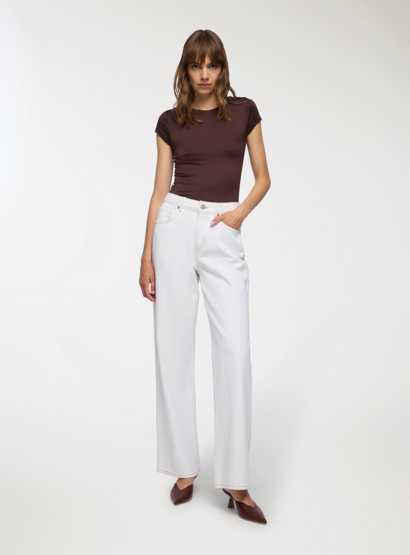 Pantalone Jeans Lungo Donna Terranova