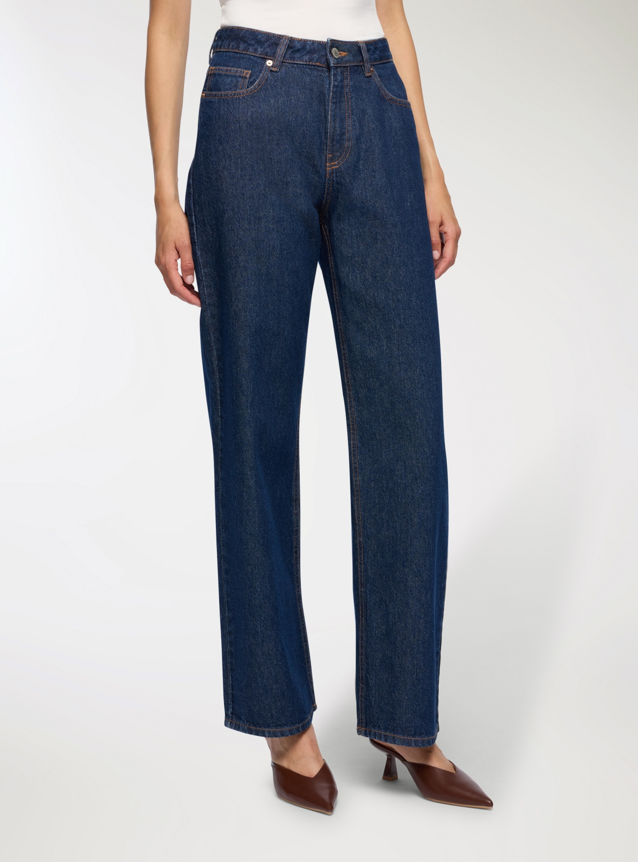 Pantalone Jeans Lungo Donna Terranova