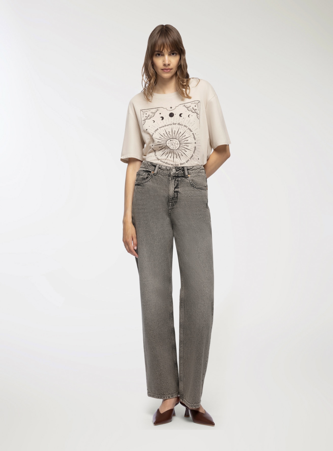 Long pants jeans Woman Terranova