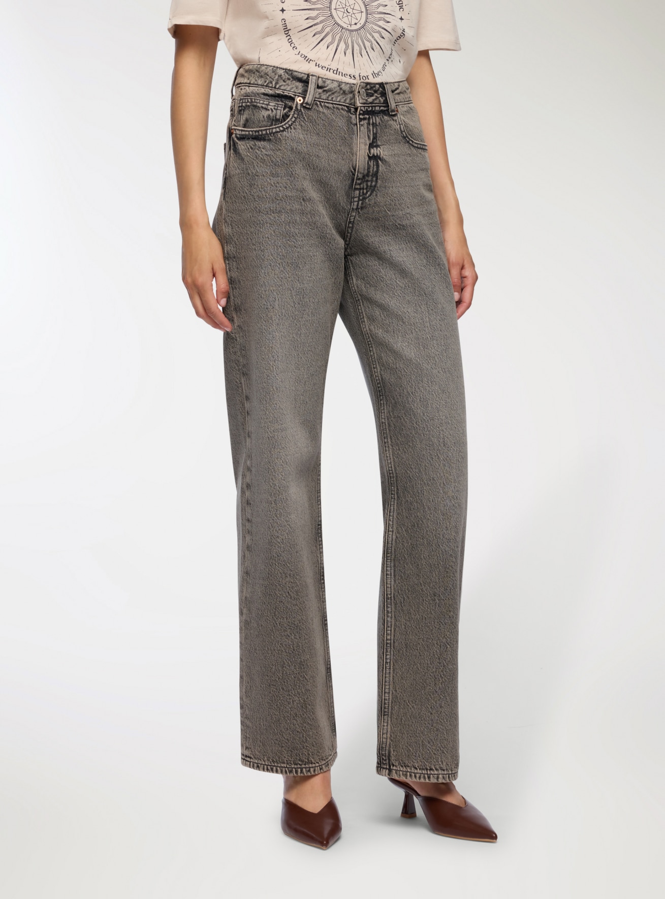 Long pants jeans Woman Terranova
