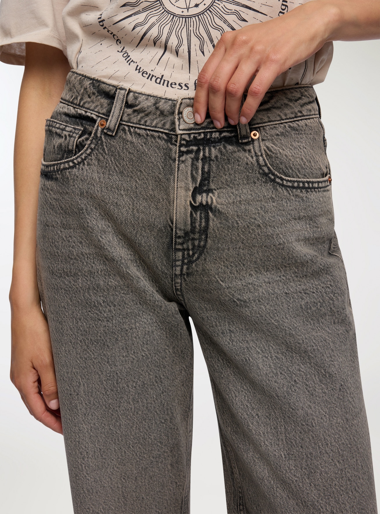 Long pants jeans Woman Terranova