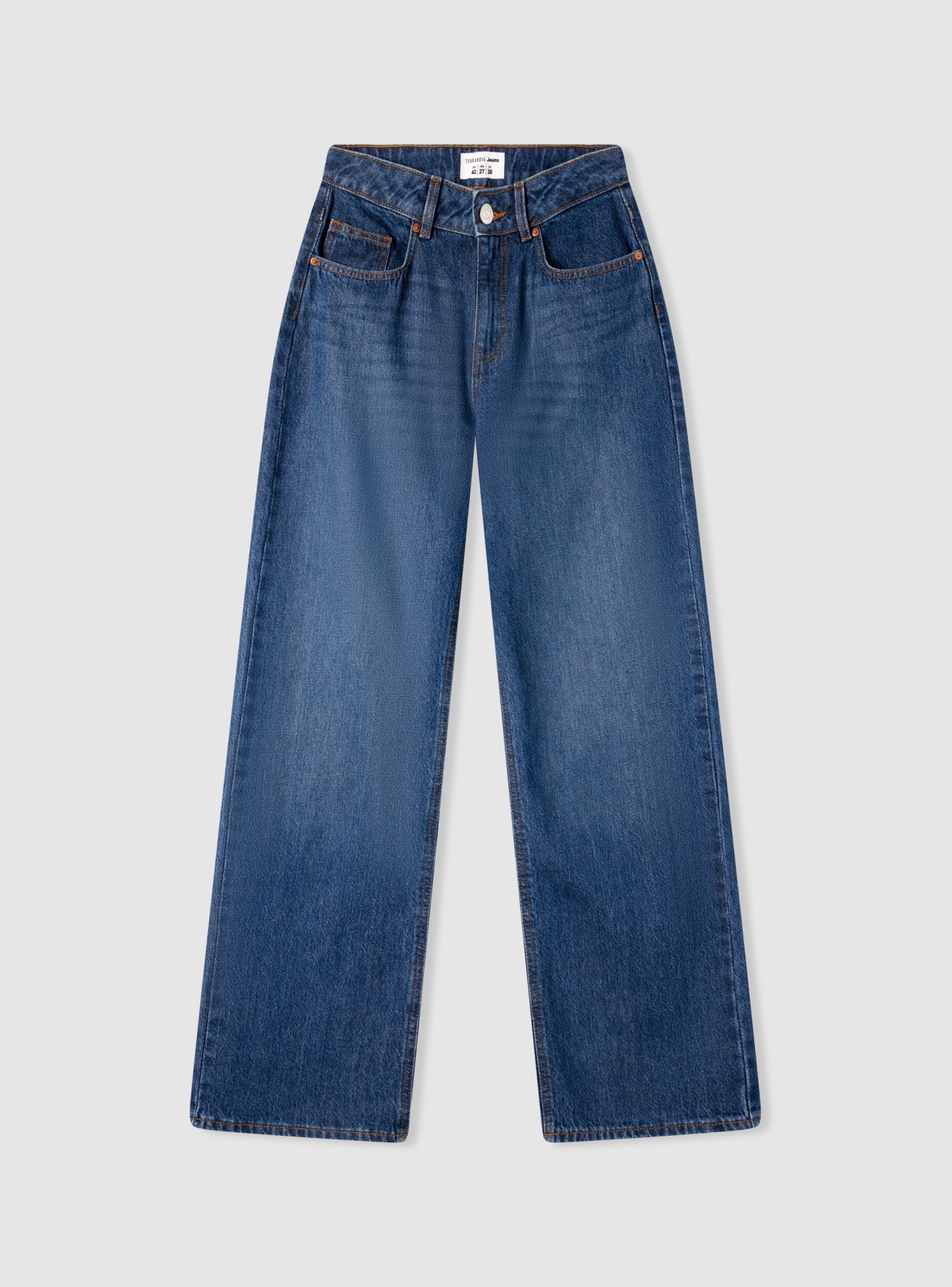 Pantalone Jeans Lungo Damen Terranova