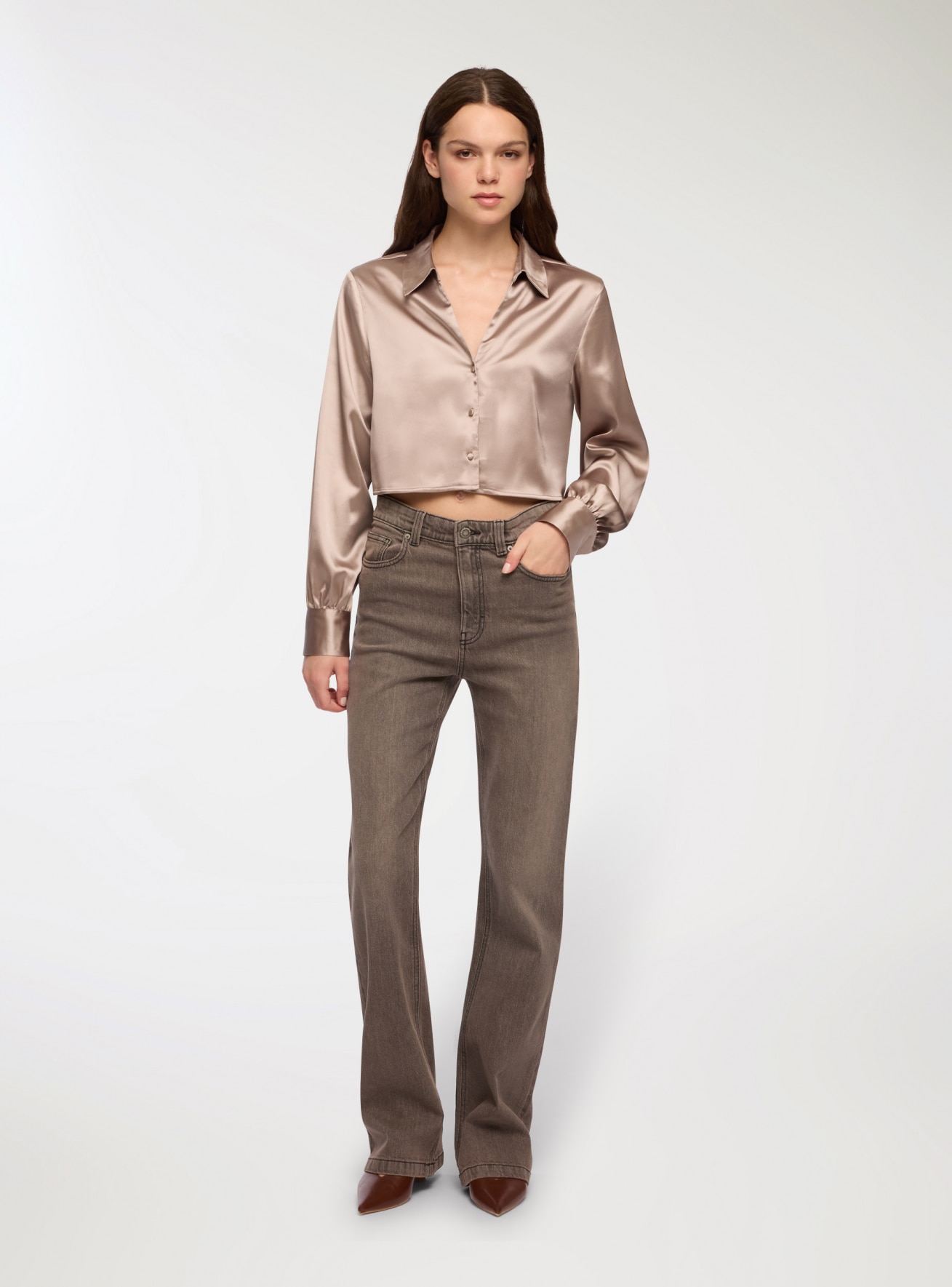 Pantalone Jeans Lungo Donna Terranova
