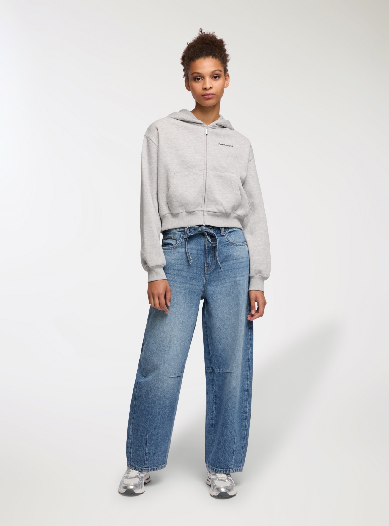 Jeans balloon con cintura
