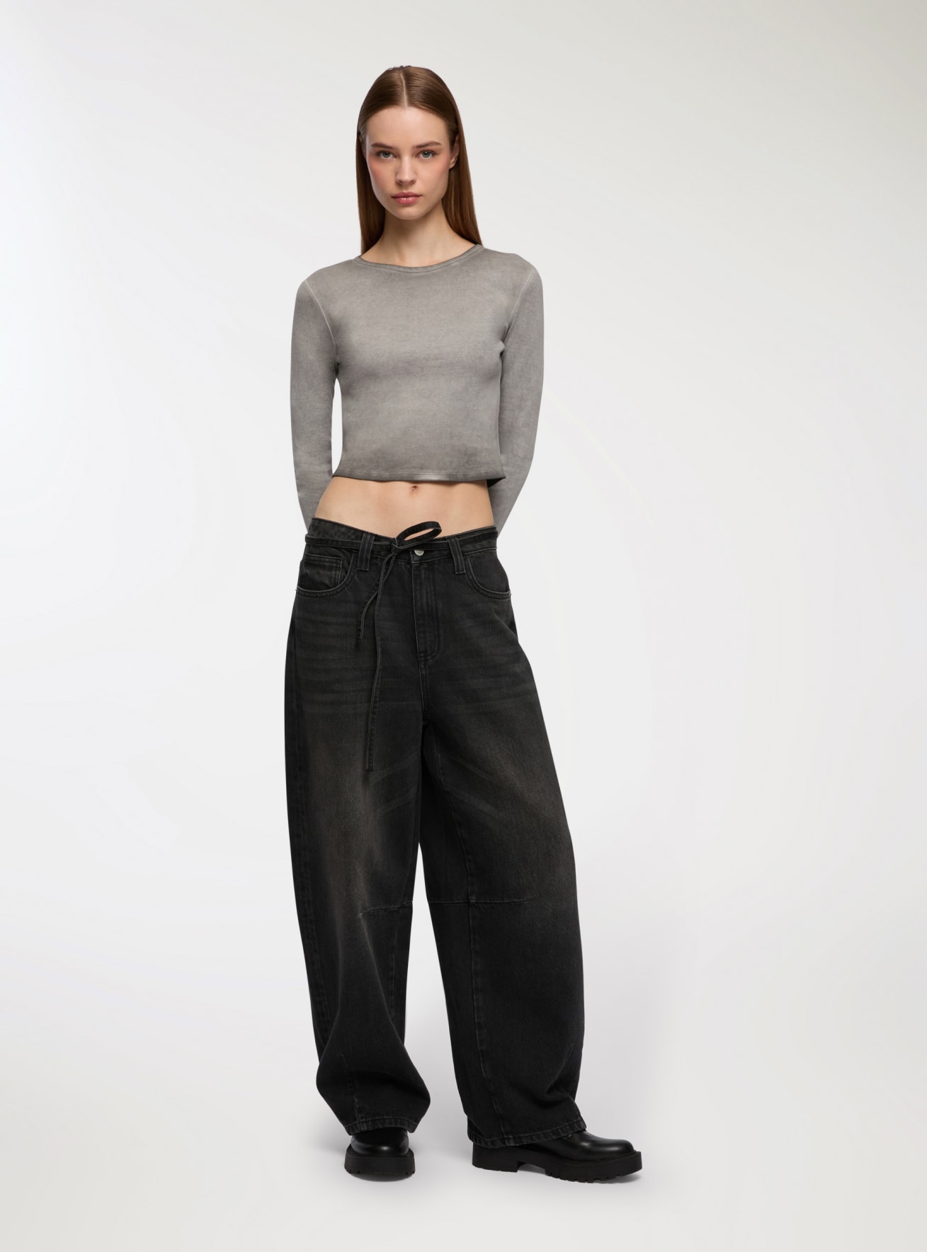 Long pants jeans Woman Terranova