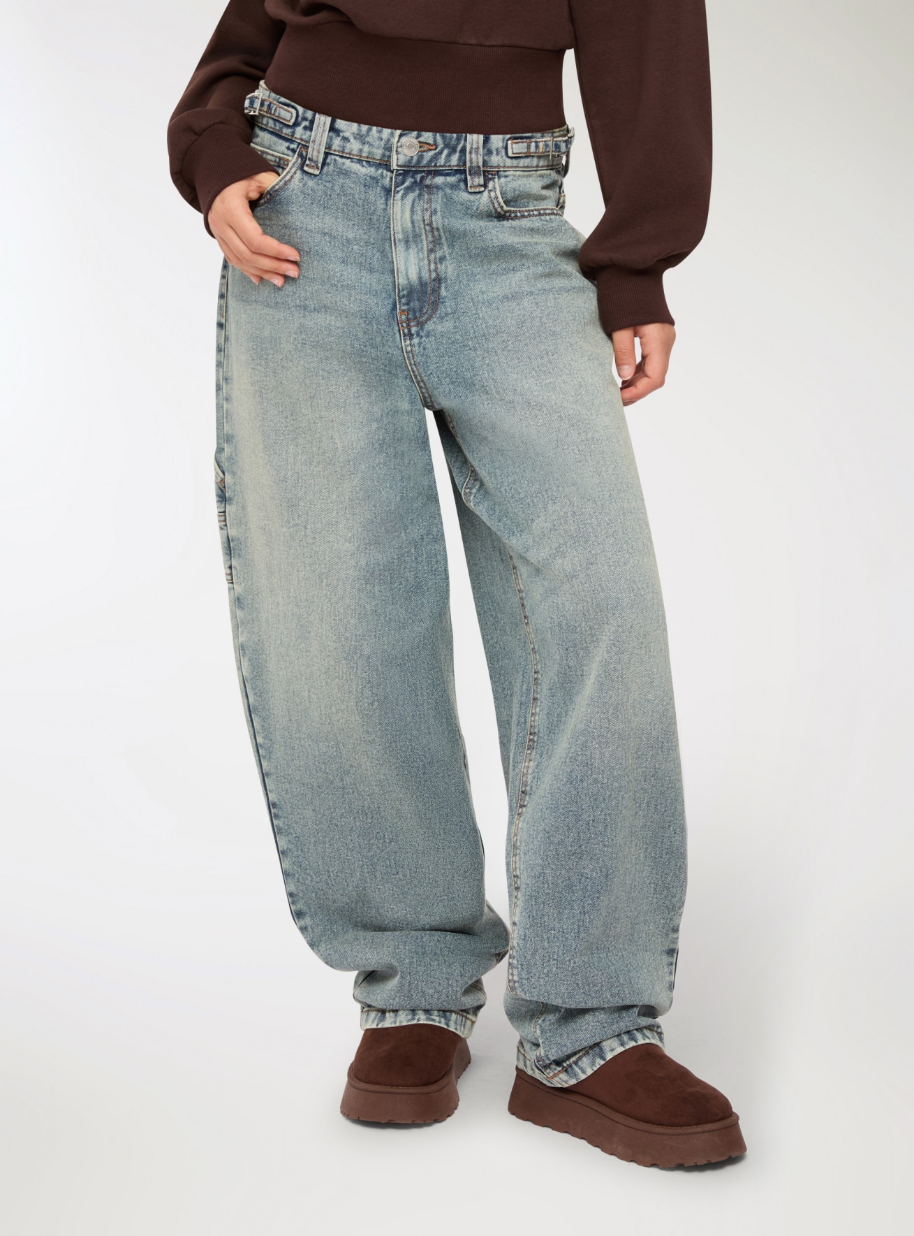 Pantalone Jeans Lungo Donna Terranova