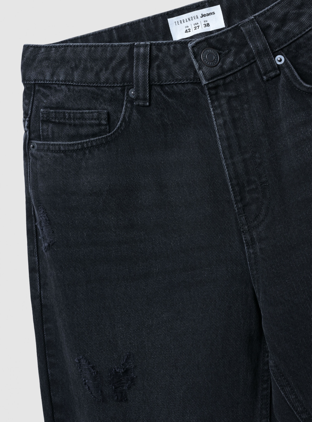 Pantalone Jeans Lungo Donna Terranova