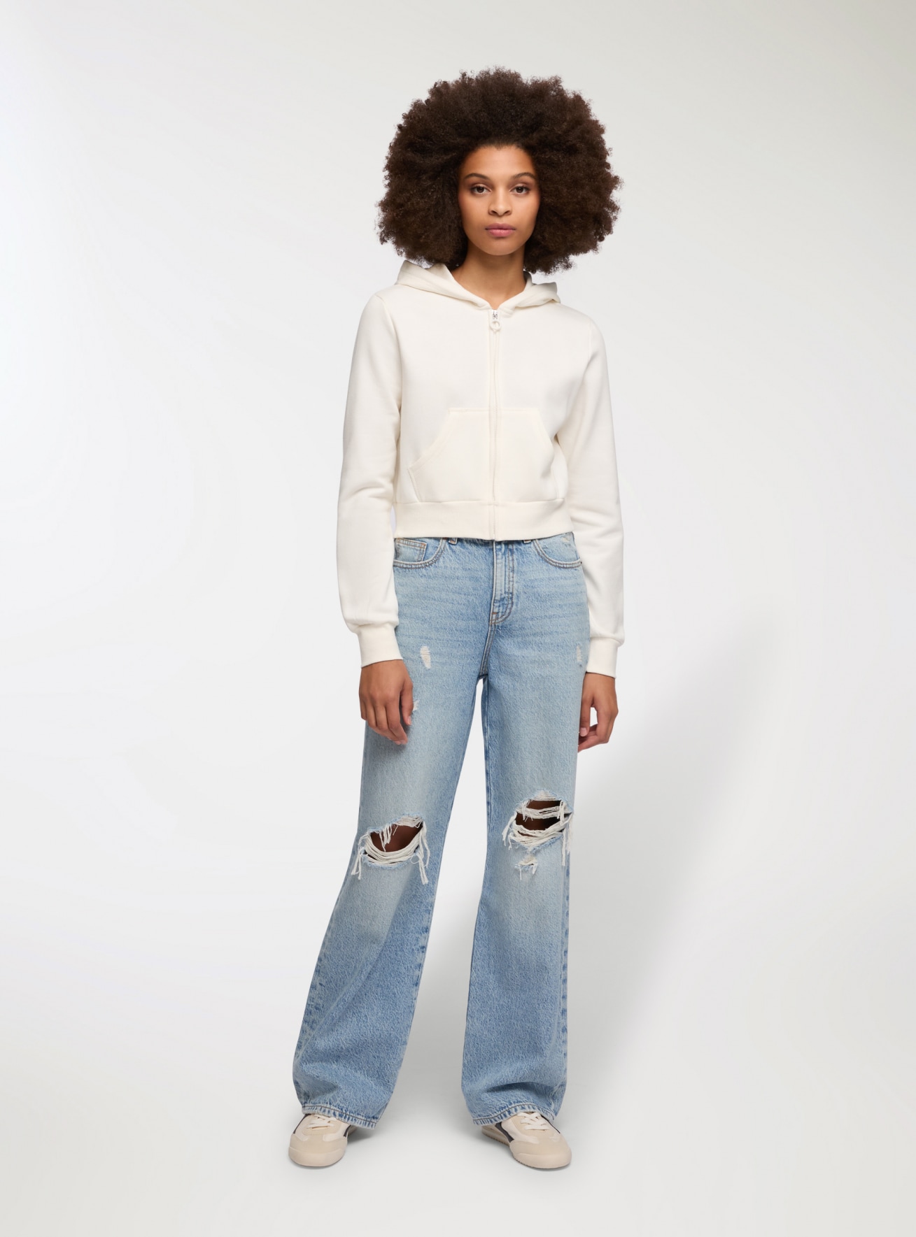Pantalone Jeans Lungo Damen Terranova