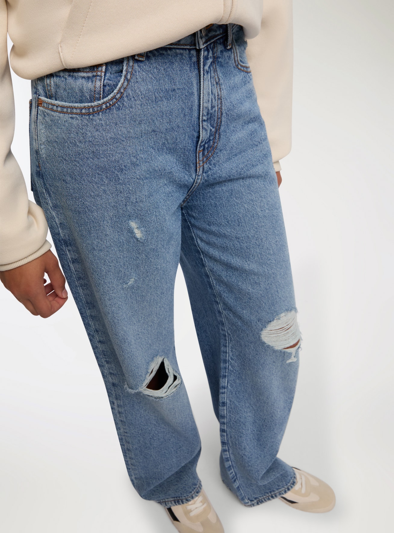 Pantalone Jeans Lungo Donna Terranova