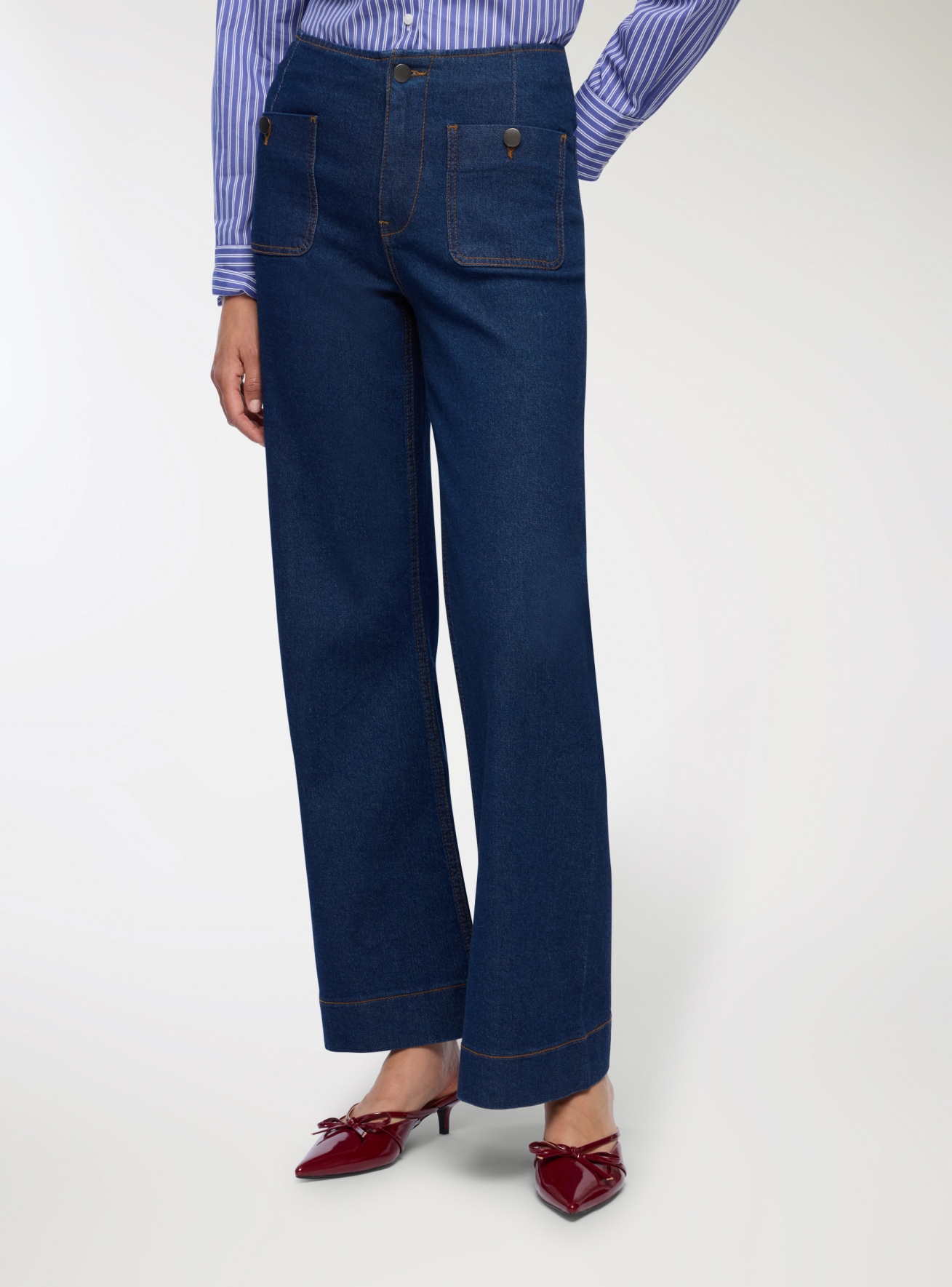 Long pants jeans Woman Terranova
