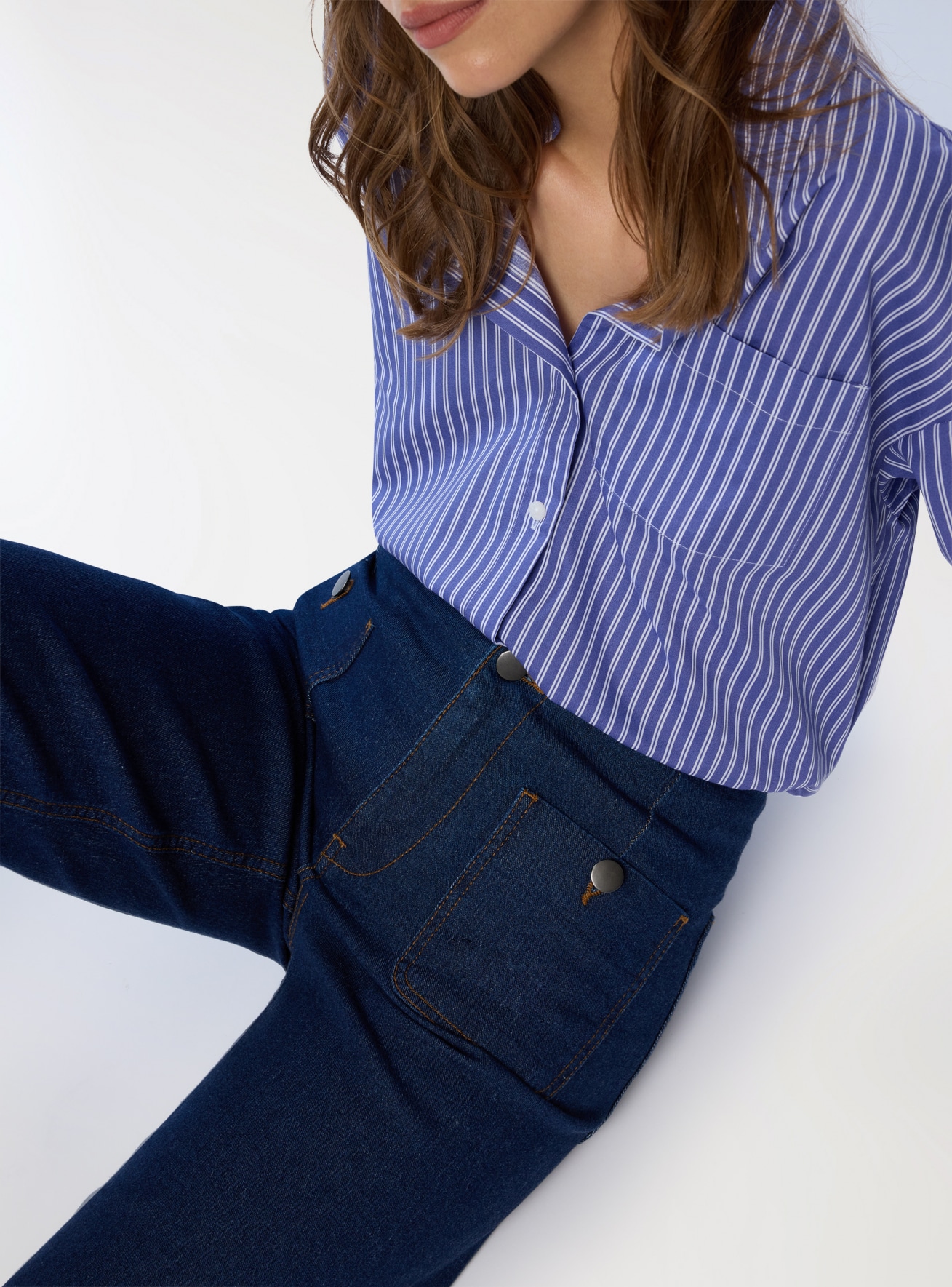 Long pants jeans Woman Terranova