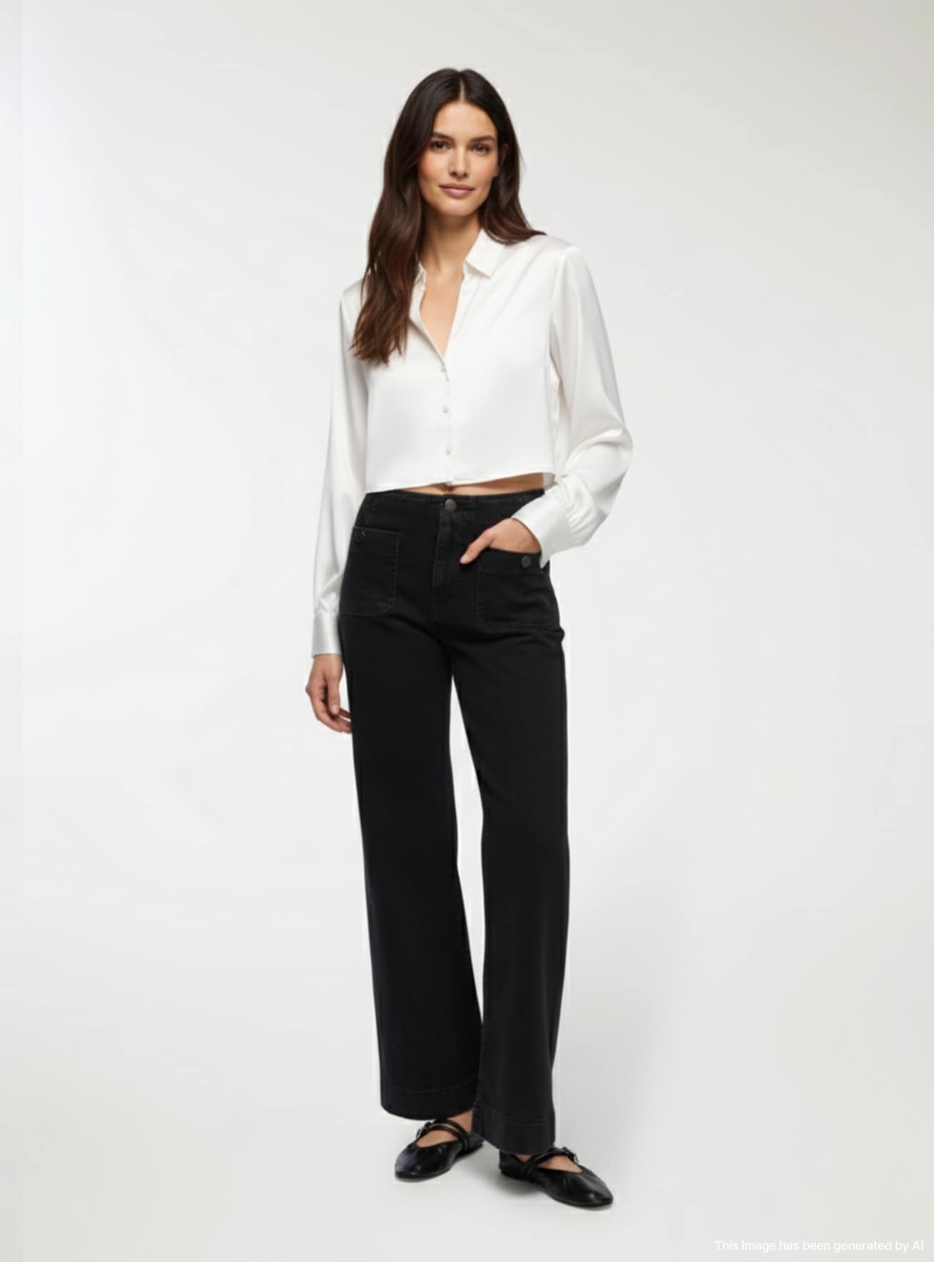 Pantalone Jeans Lungo Donna Terranova