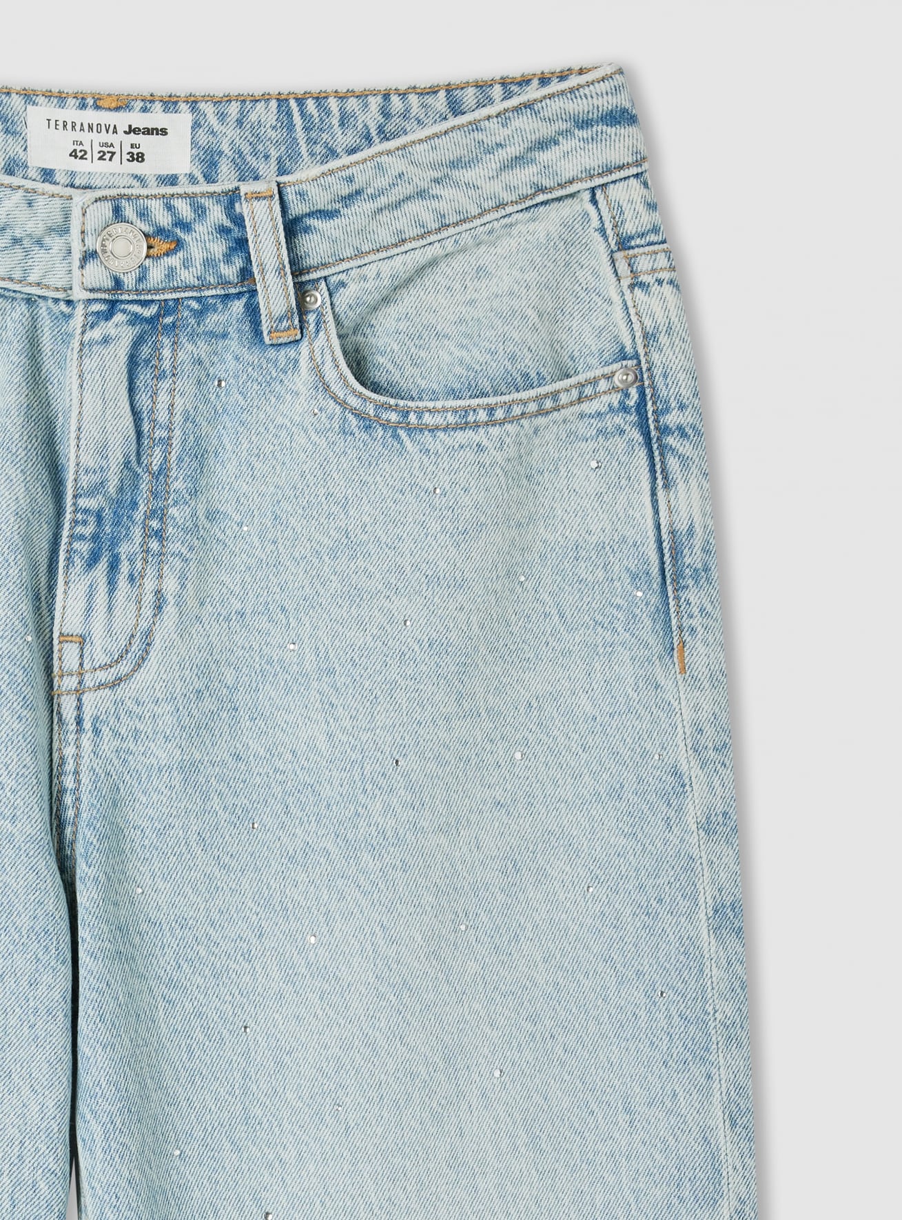 Pantalone Jeans Lungo Donna Terranova