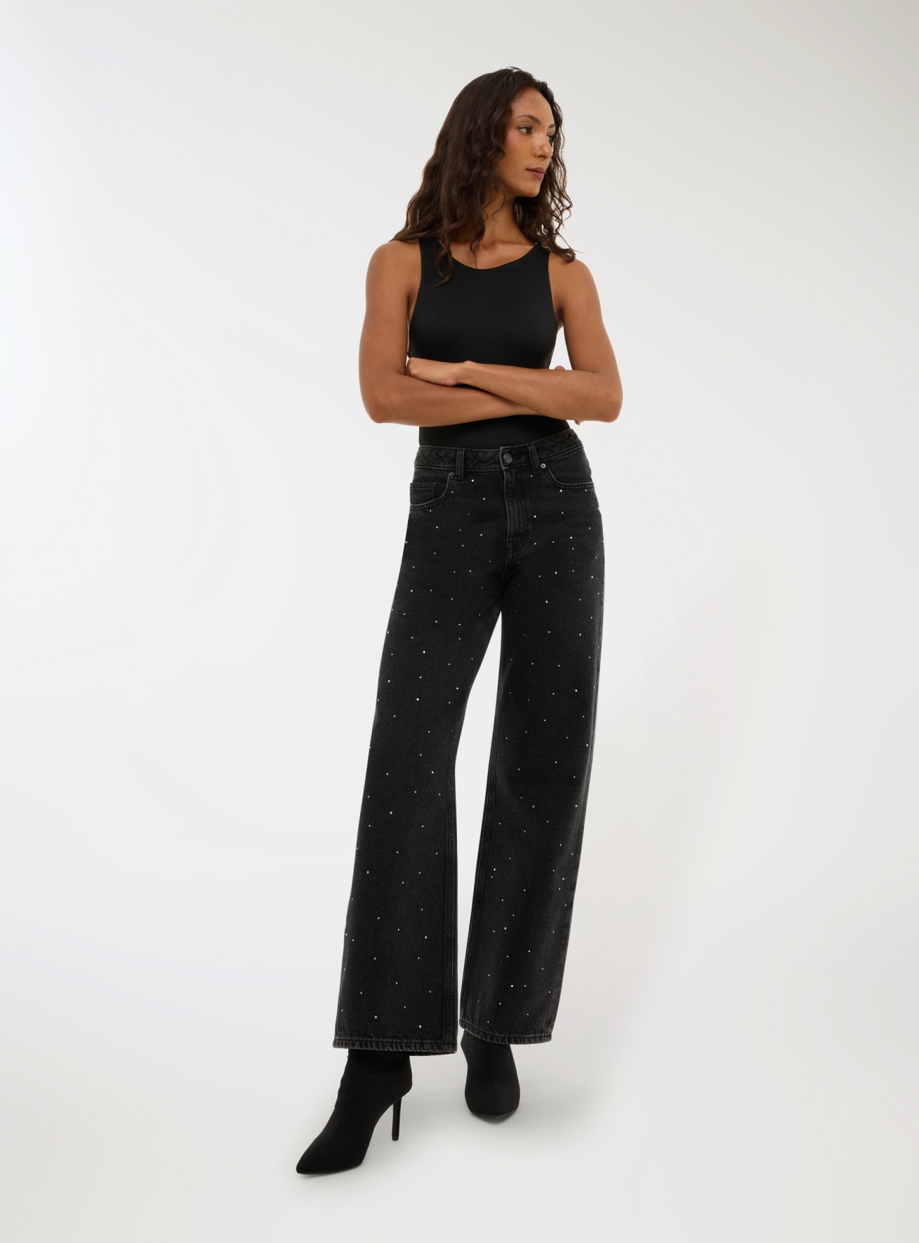 Pantalone Jeans Lungo Donna Terranova