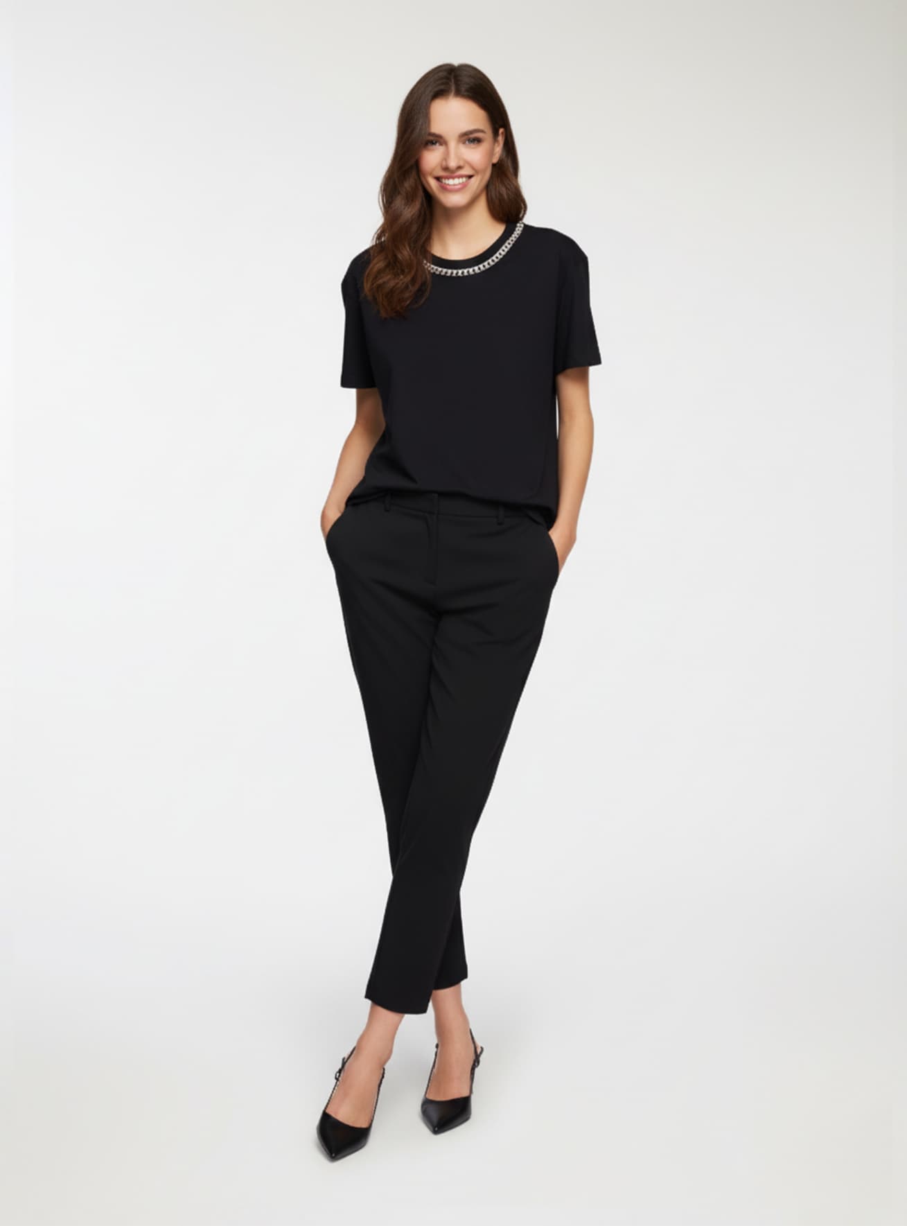 Pantalone Lungo Dámské Terranova