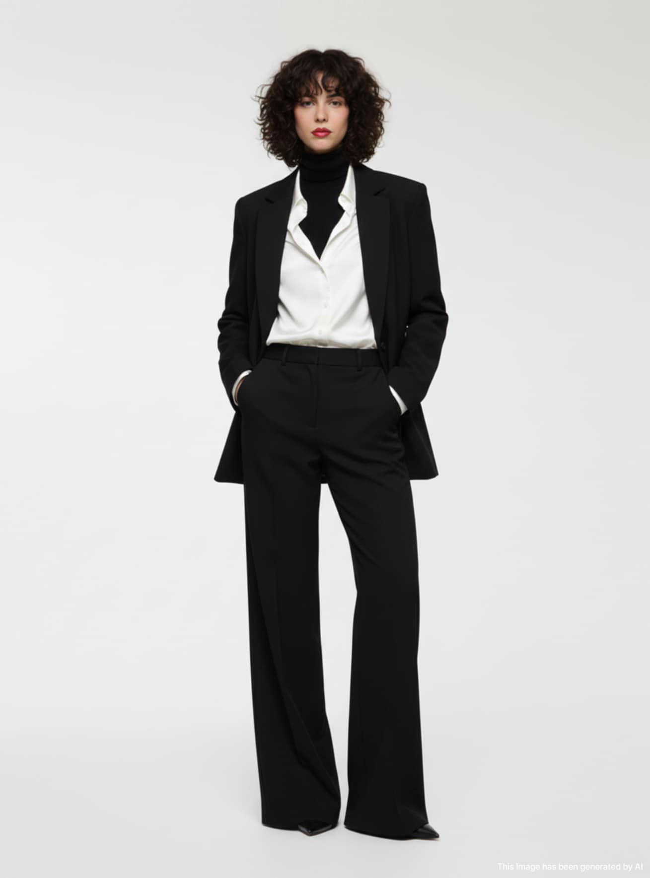 Pantaloni palazzo tinta unita