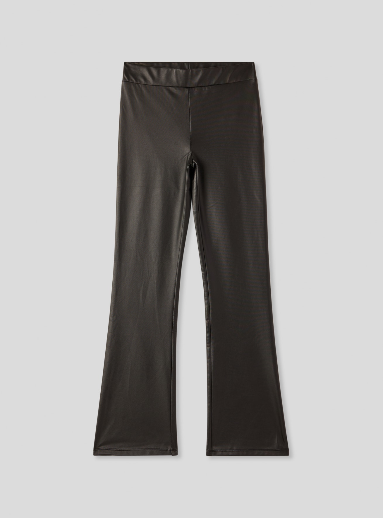 Leggings a zampa in similpelle