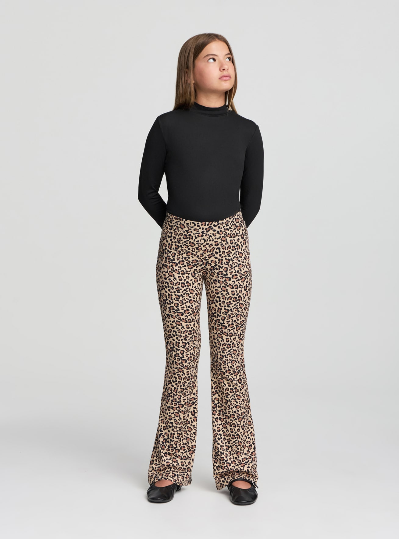 Leggings animalier a zampa