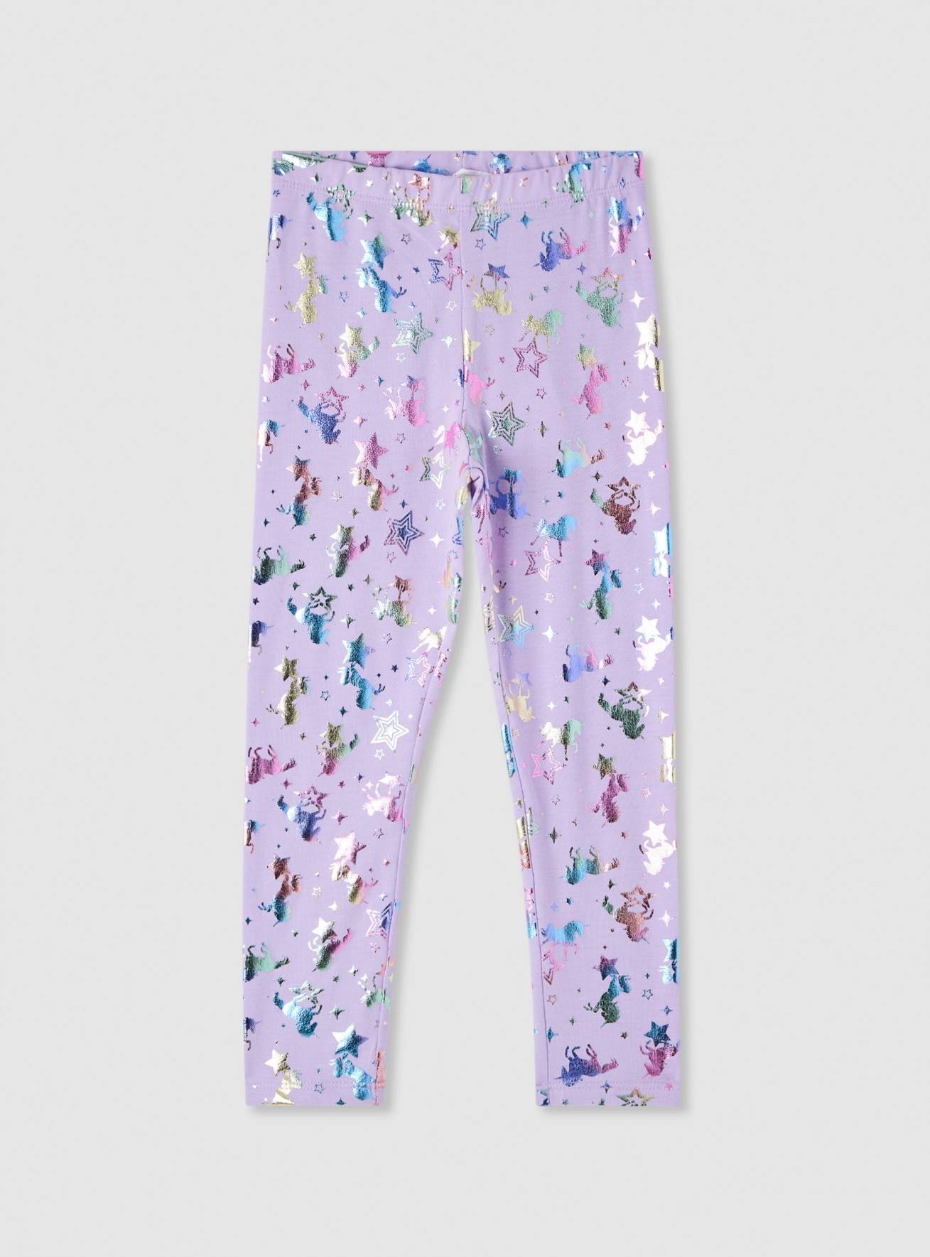 Legginsy z nadrukiem jednorożców