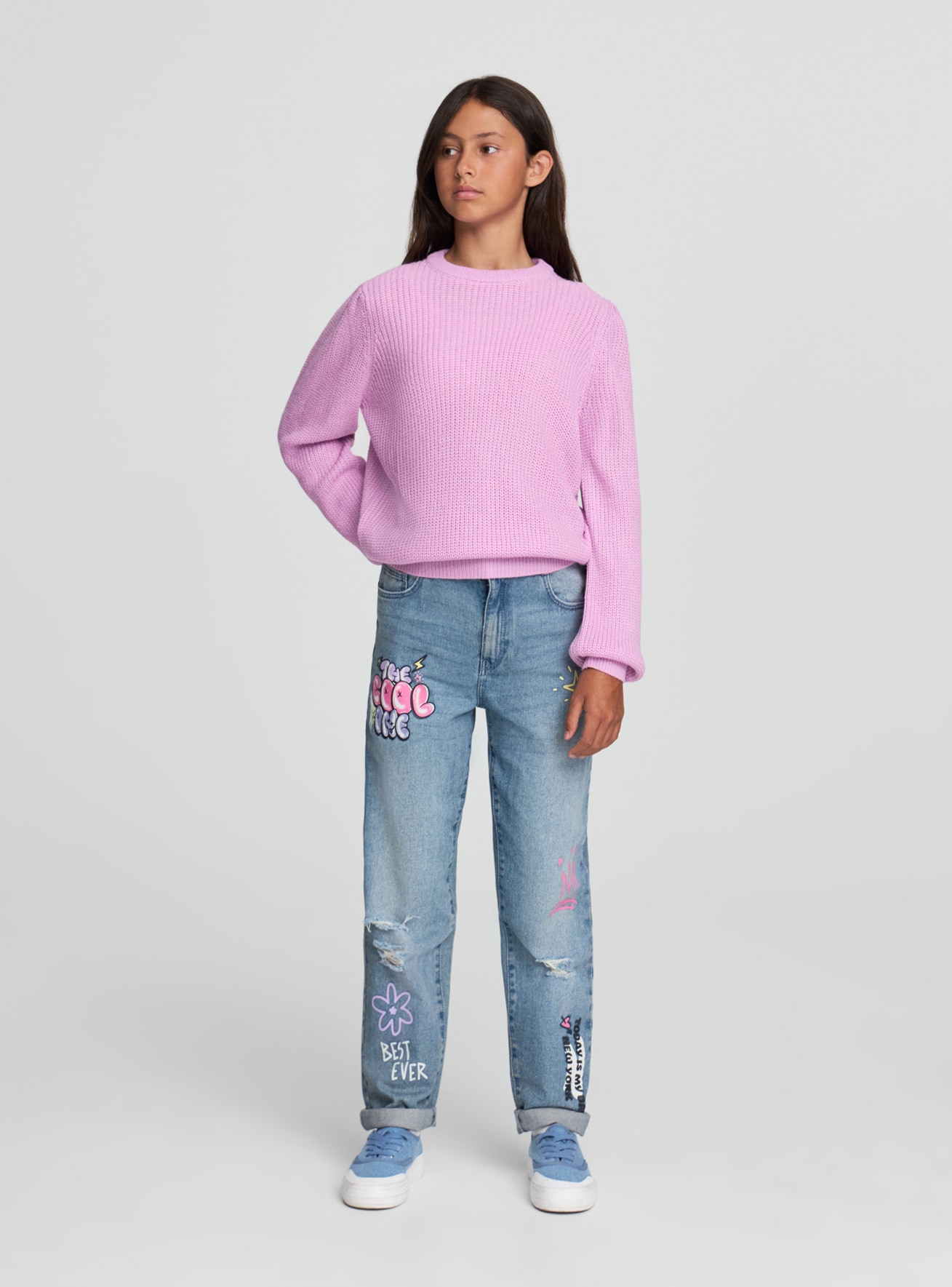 Pantalone Jeans Lungo Bambina Kids