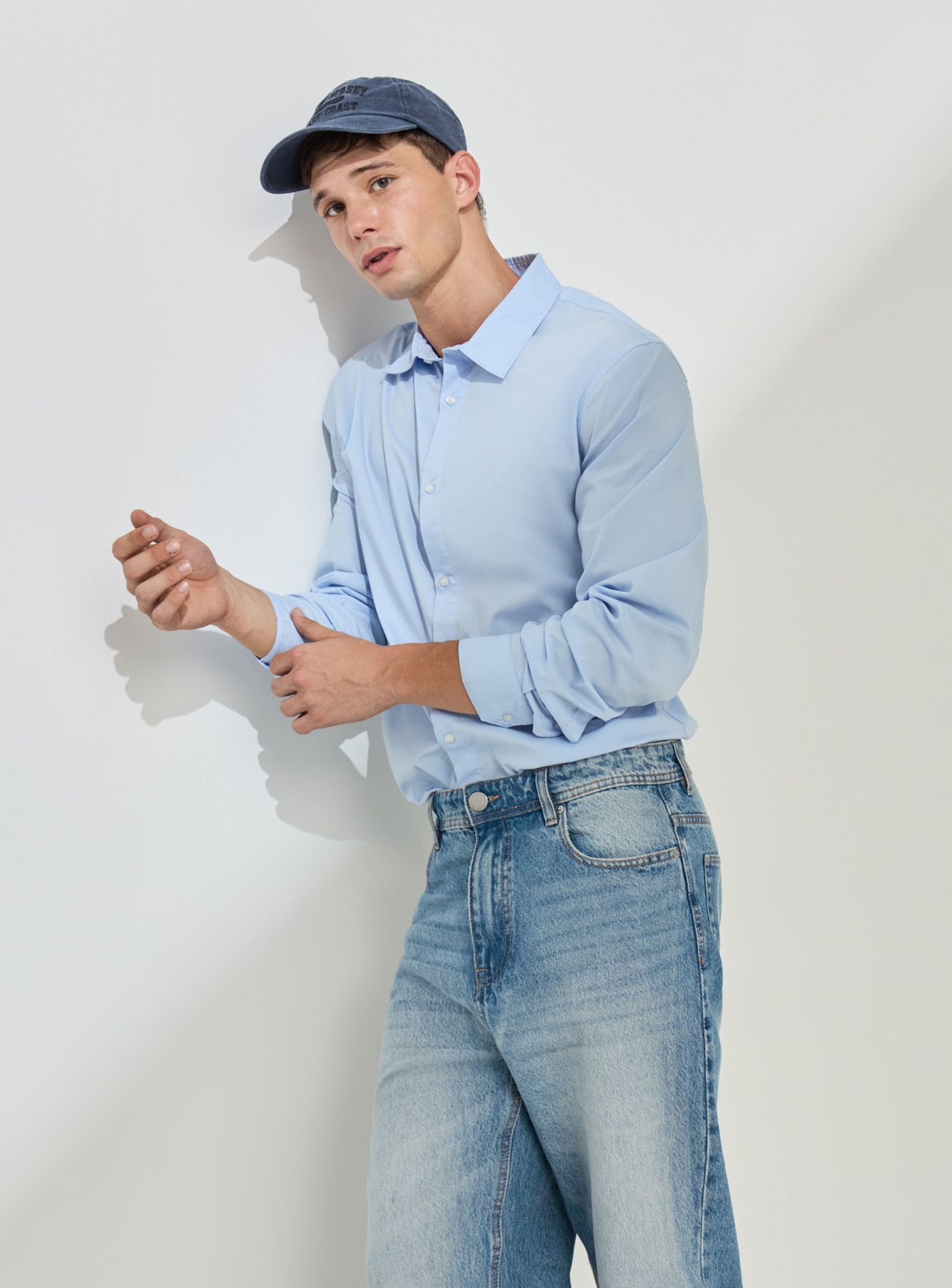 Camicia popeline stretch