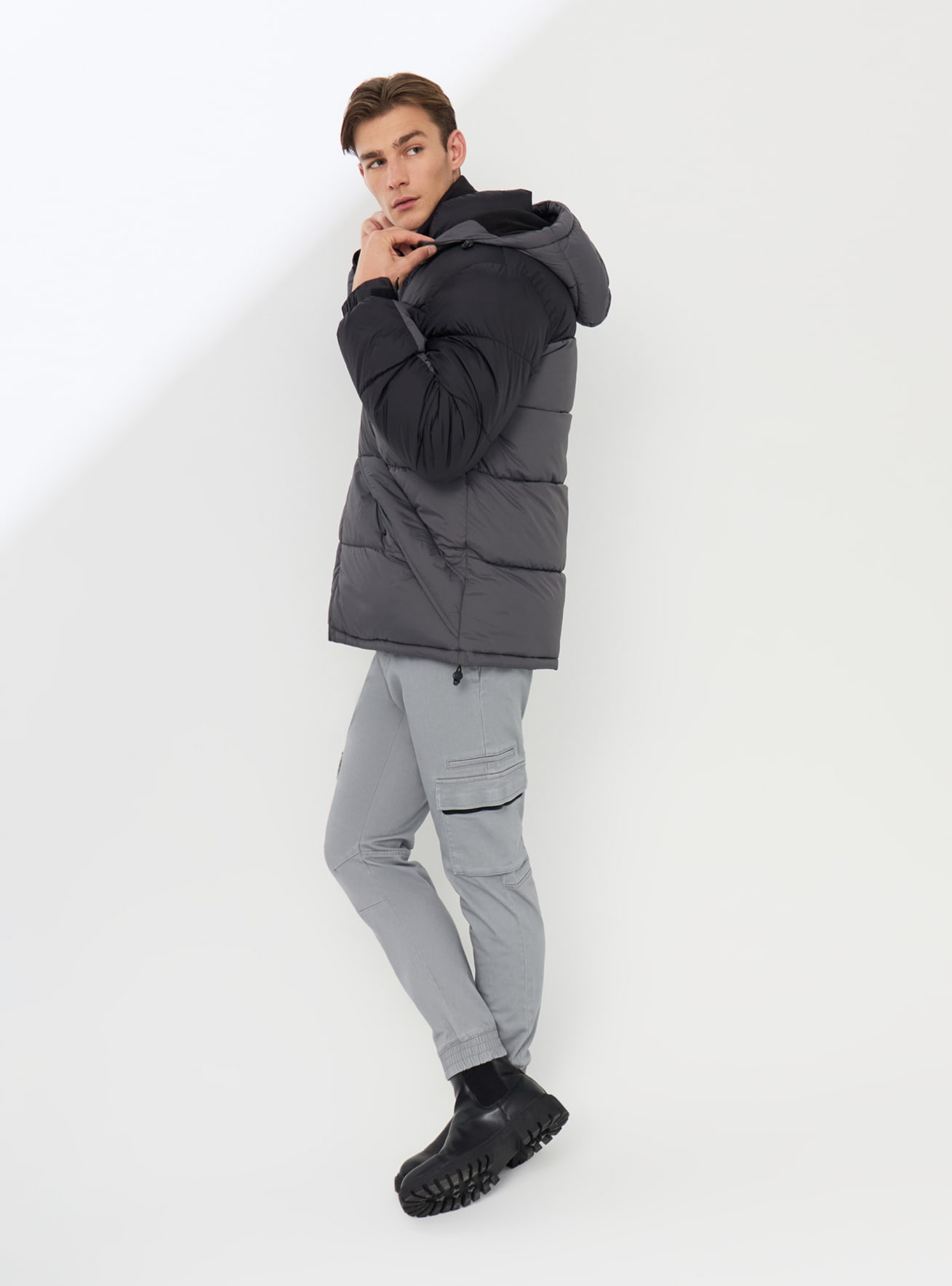Pantaloni cargo con coulisse