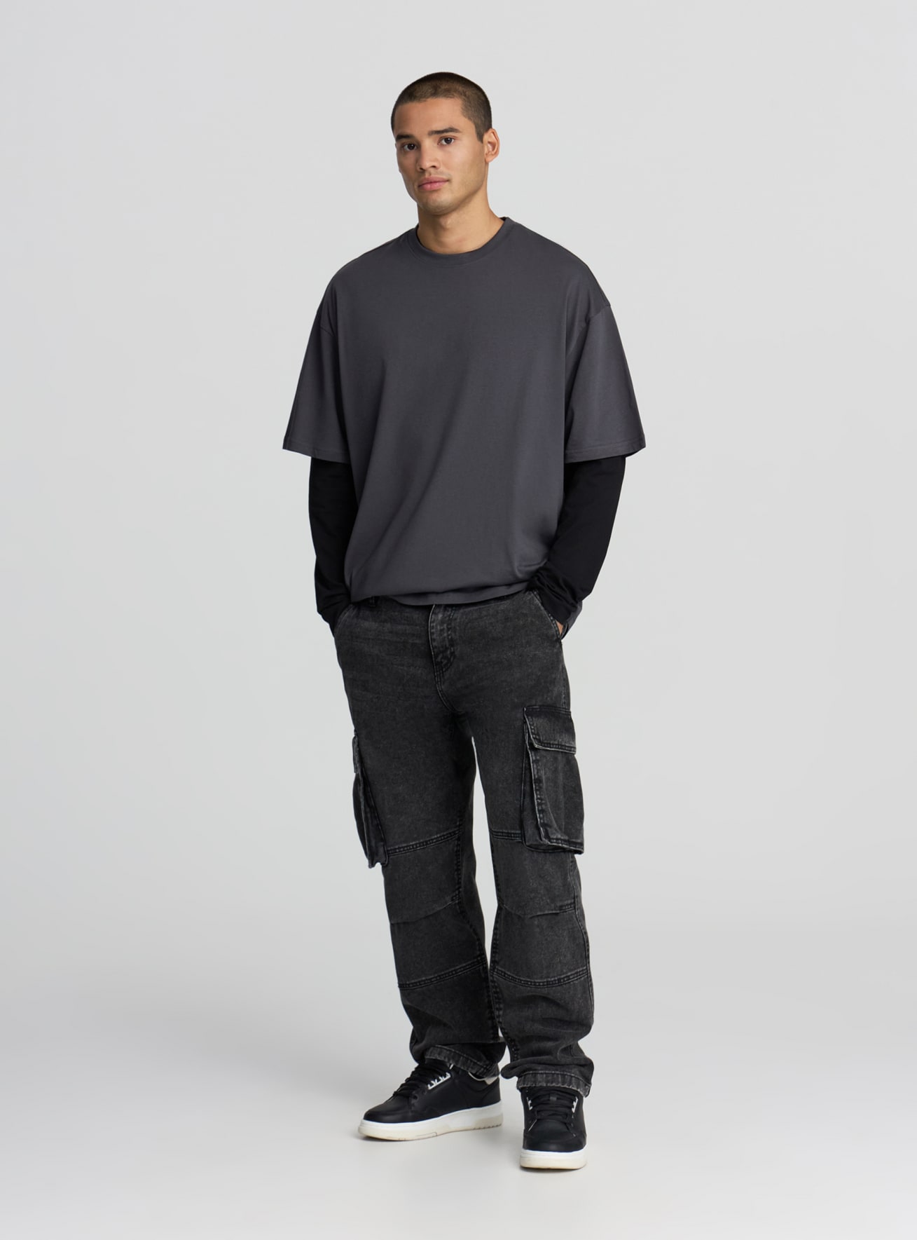 Pantalone Jeans Lungo Herren Terranova