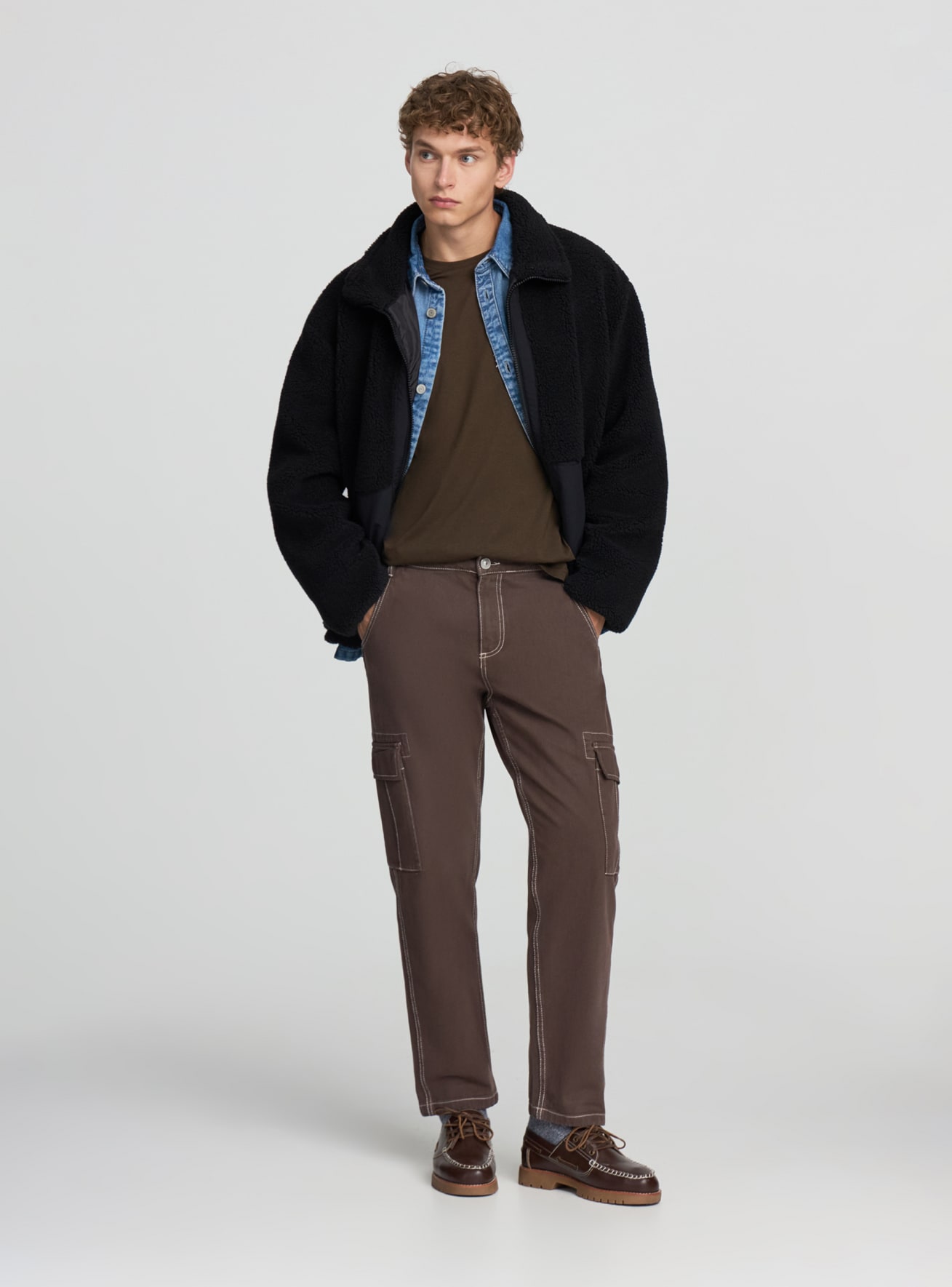 Pantalones cargo oversize