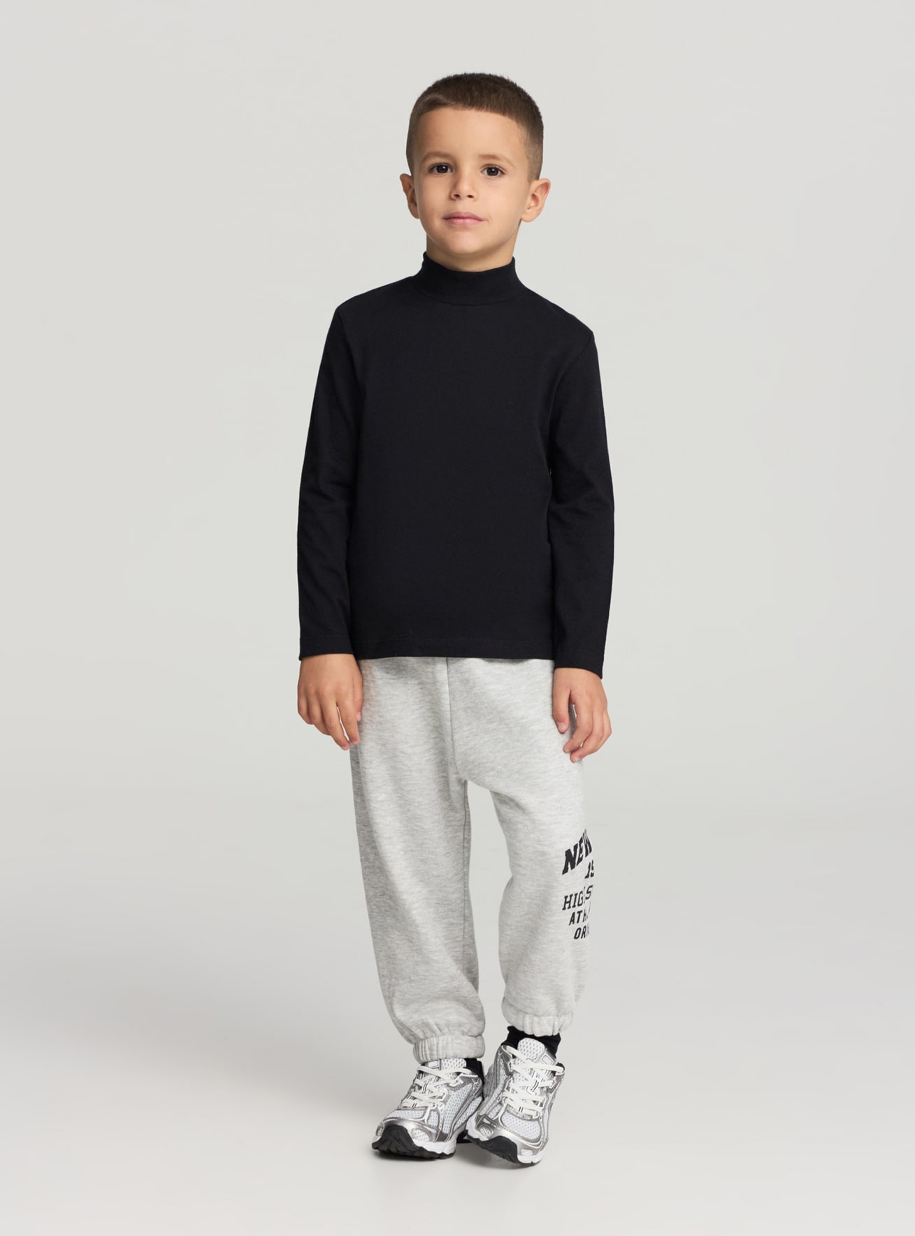 Zestaw 2 koszulek męskich z długim rękawem i golfem