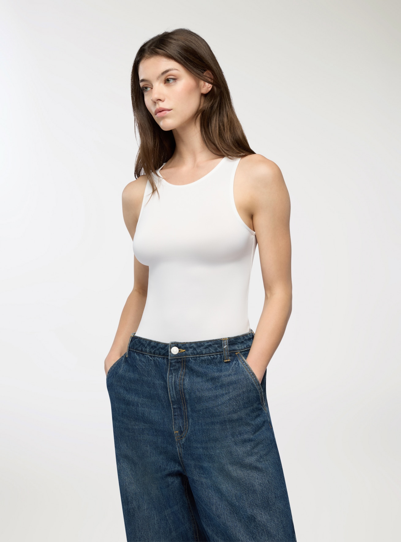 Top/Top bez rękawów Donna Terranova