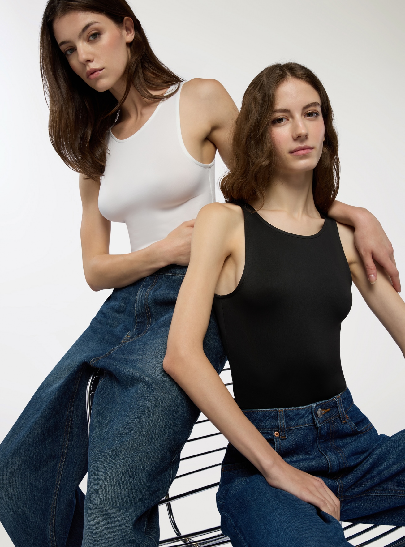 Top/Top bez rękawów Donna Terranova