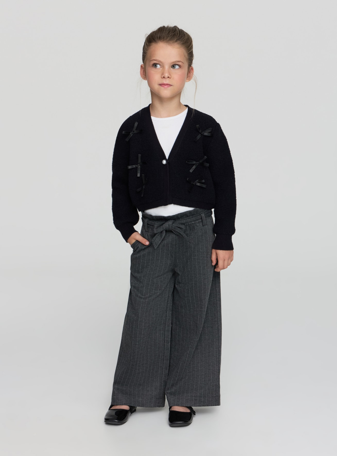 Cardigan con fiocchi