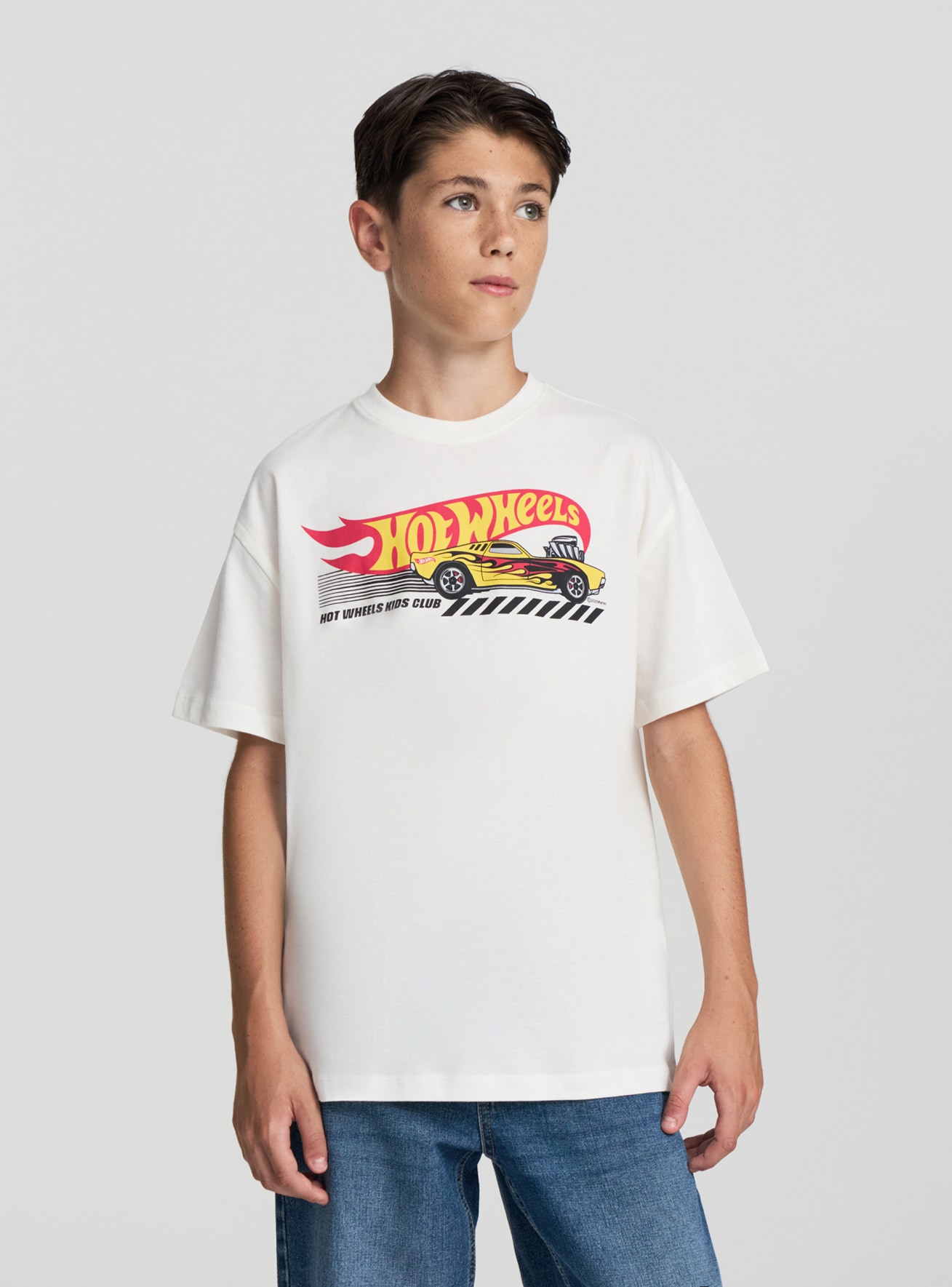 T-shirt con stampa Hot Wheels®