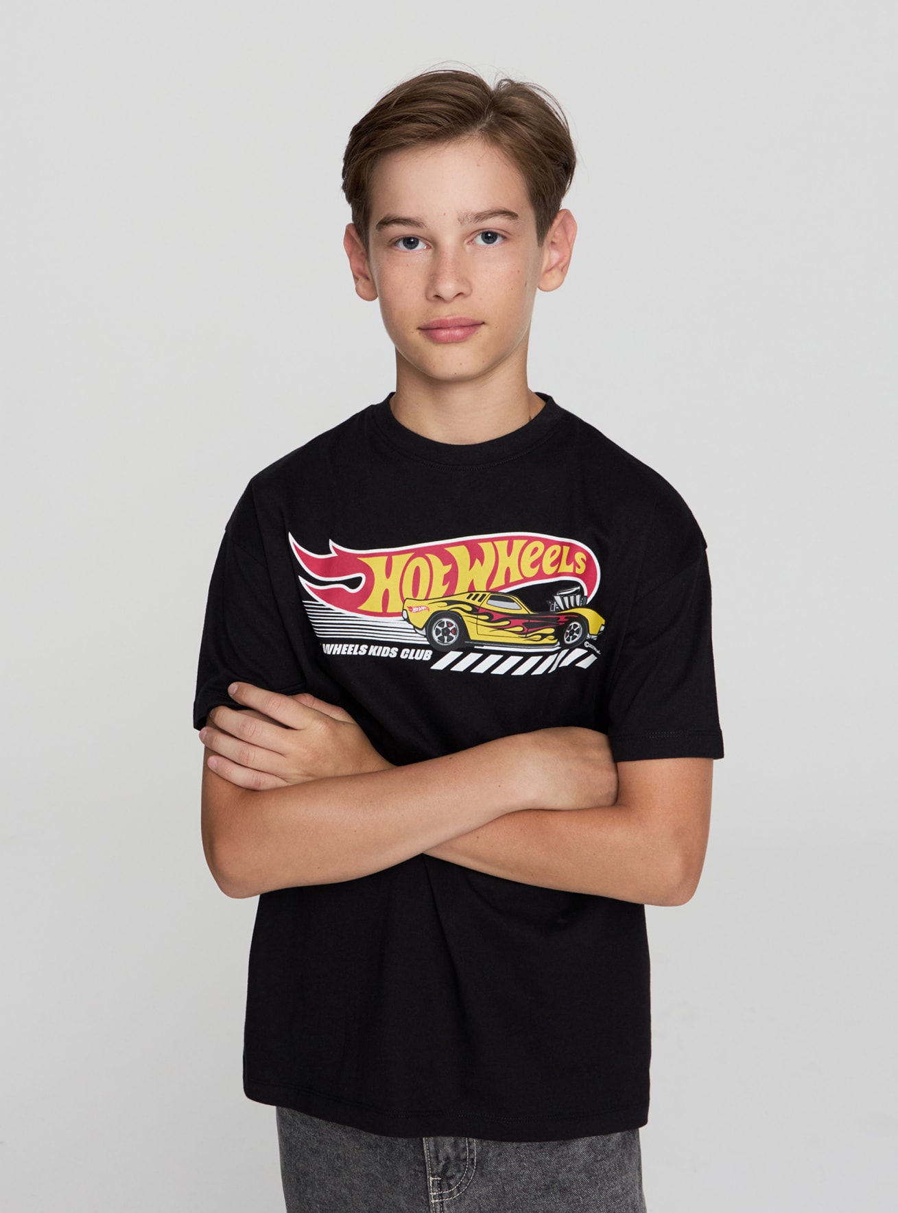 T-shirt con stampa Hot Wheels®