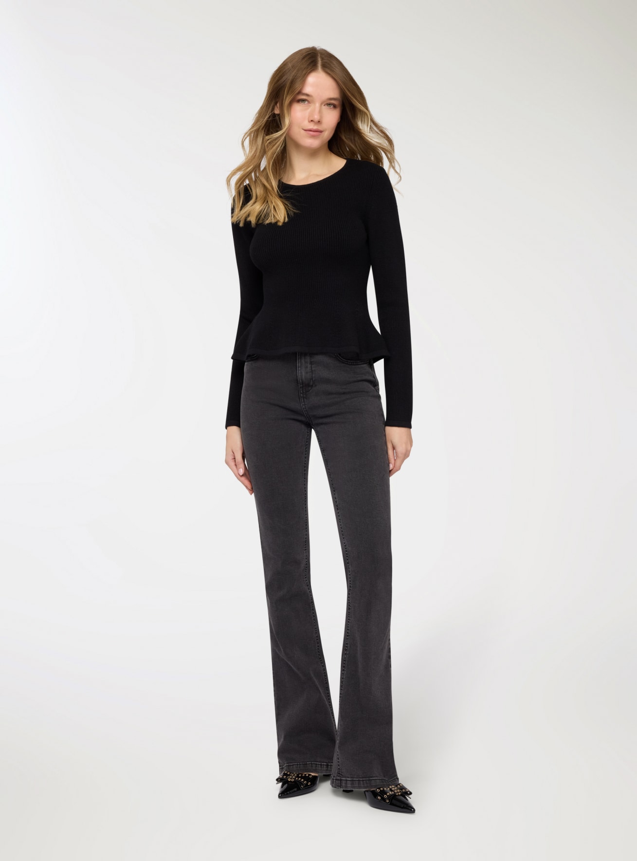 Długie spodnie jeansowe Donna Terranova