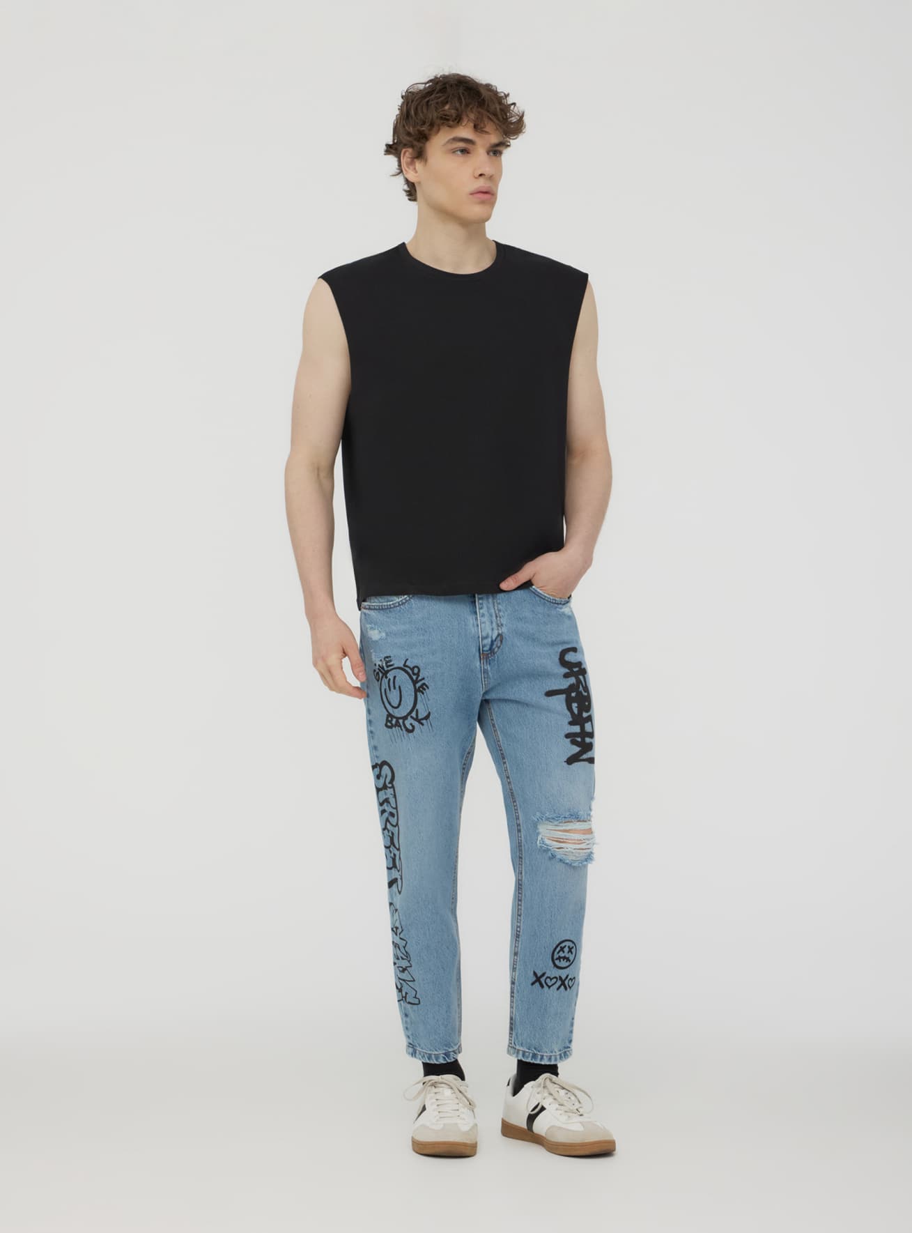 Long pants jeans Man Terranova