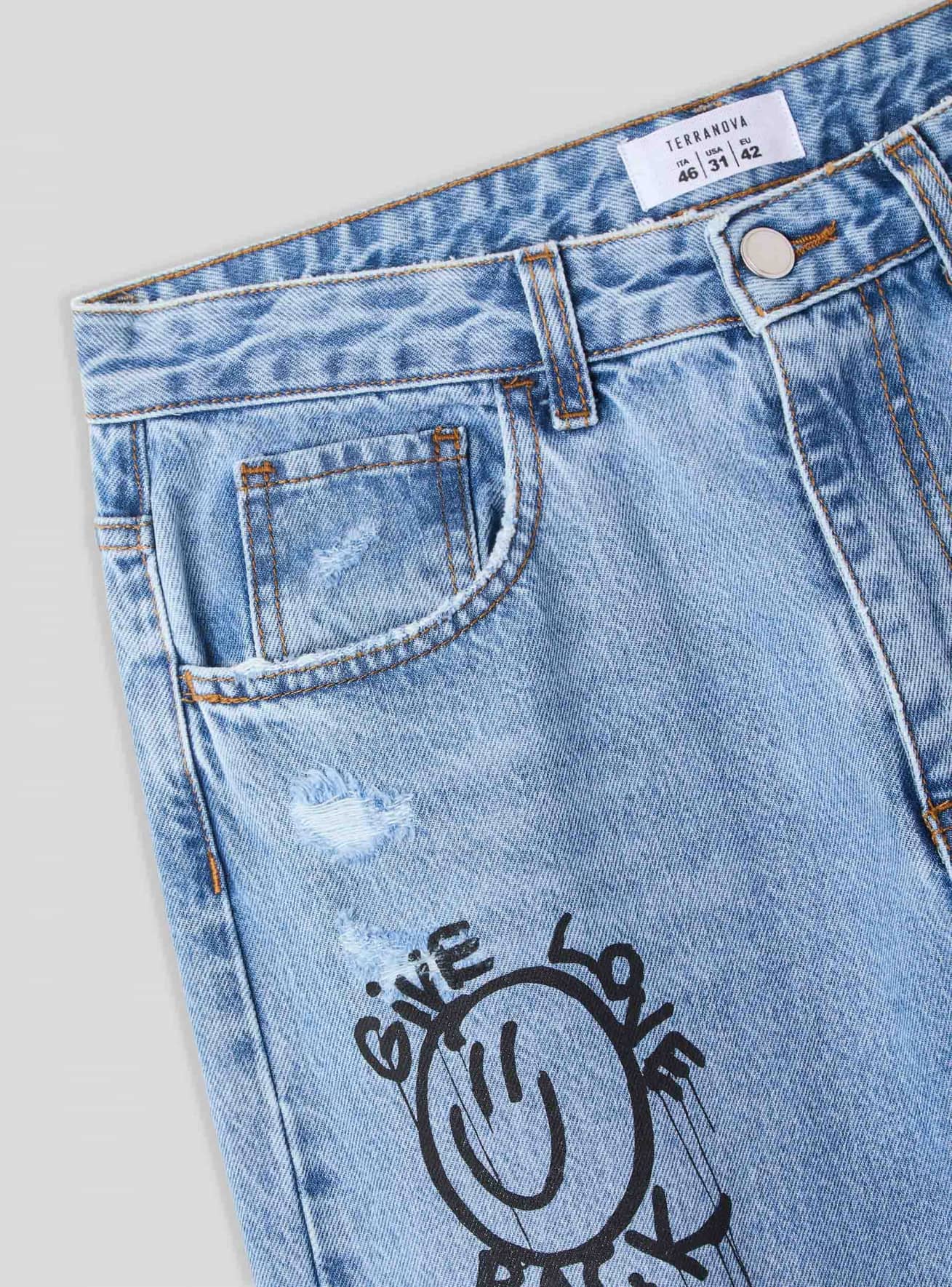 Long pants jeans Man Terranova