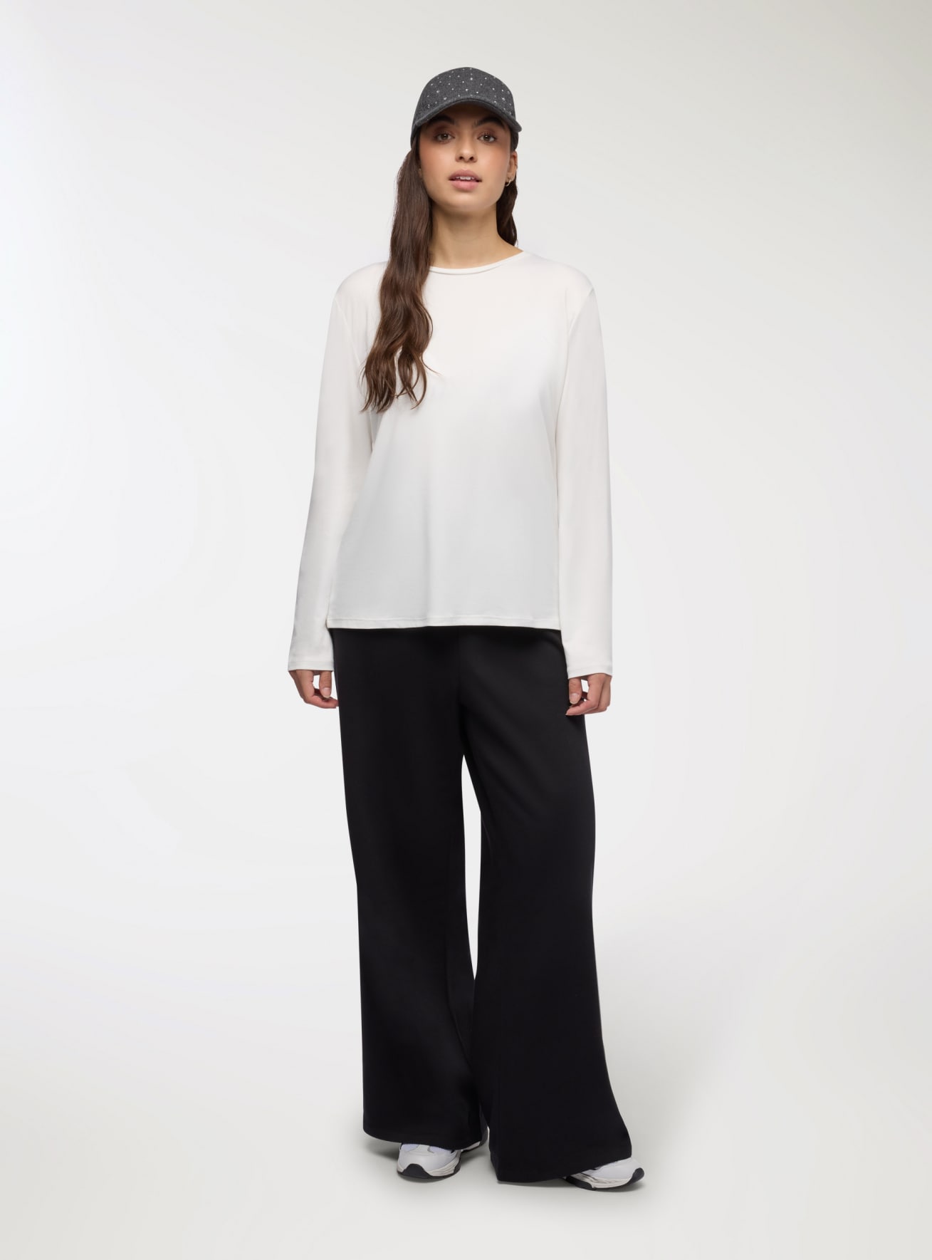Pantaloni ginnici wide leg
