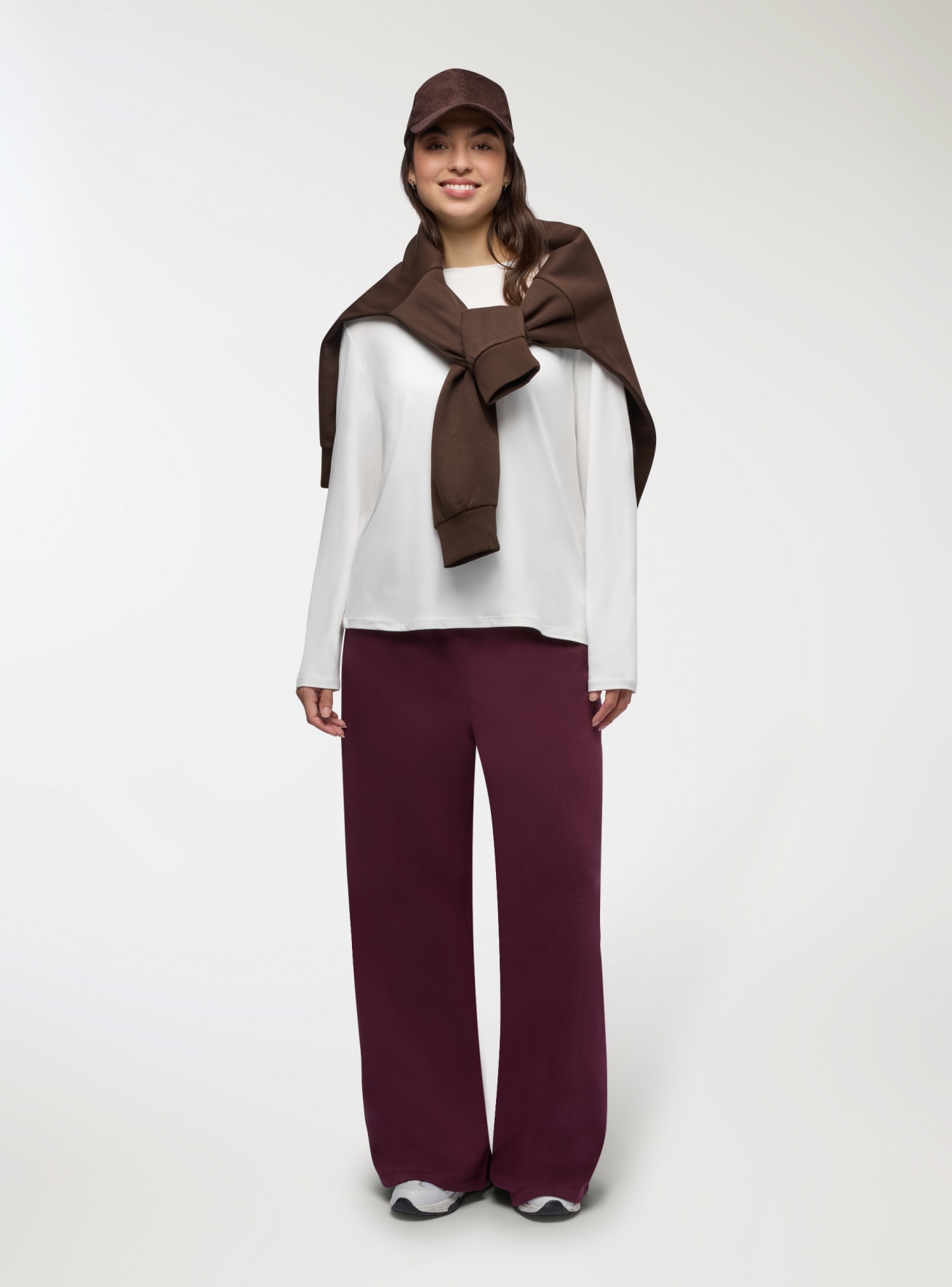 Pantaloni ginnici wide leg