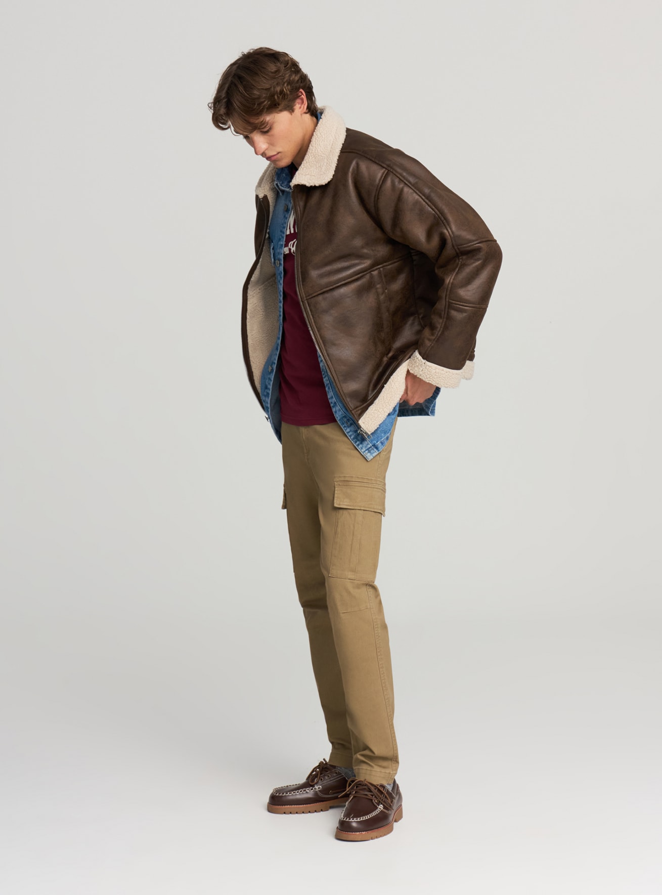Pantaloni cargo elasticizzati